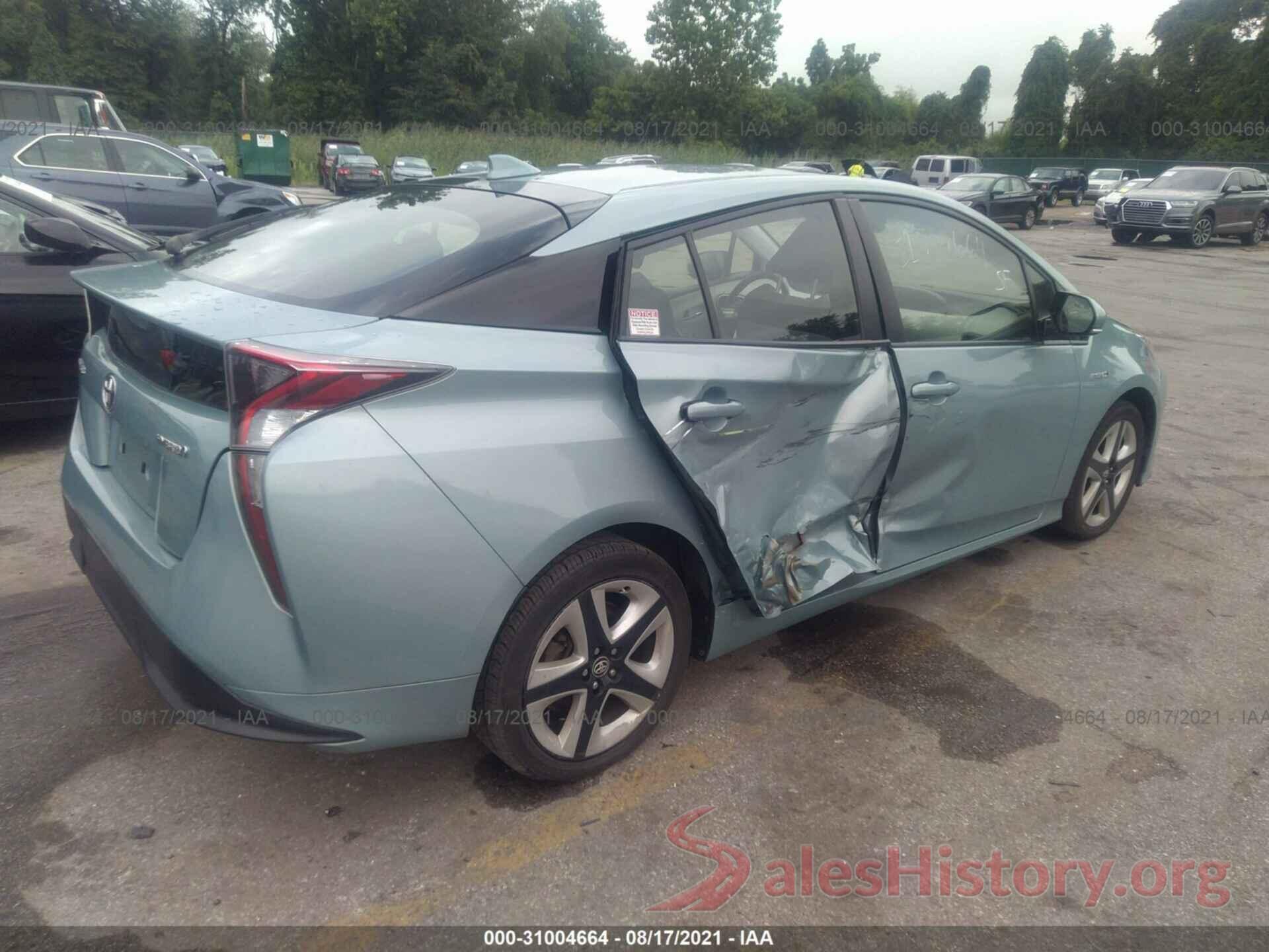 JTDKARFU5G3503522 2016 TOYOTA PRIUS