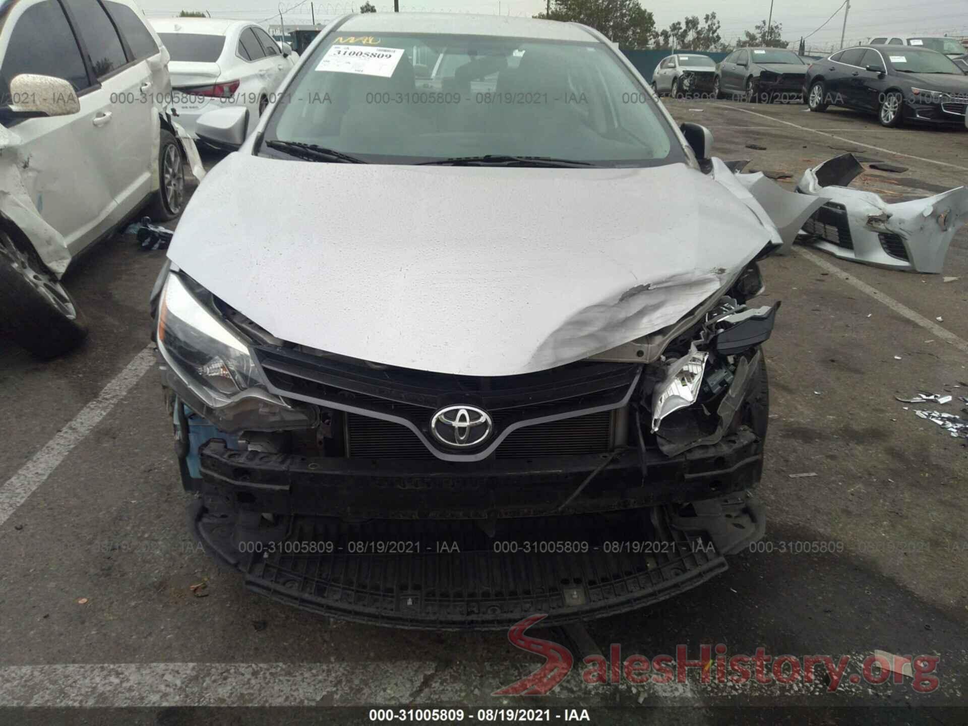 5YFBURHE9GP557250 2016 TOYOTA COROLLA