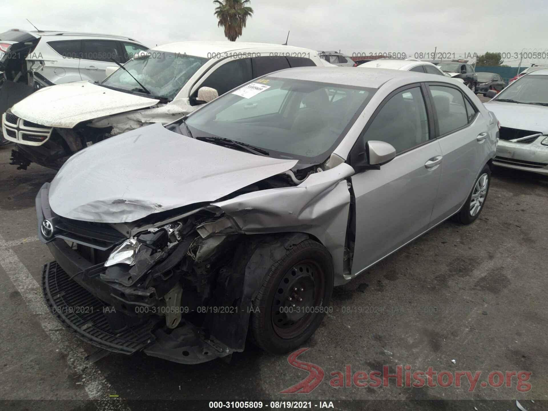 5YFBURHE9GP557250 2016 TOYOTA COROLLA