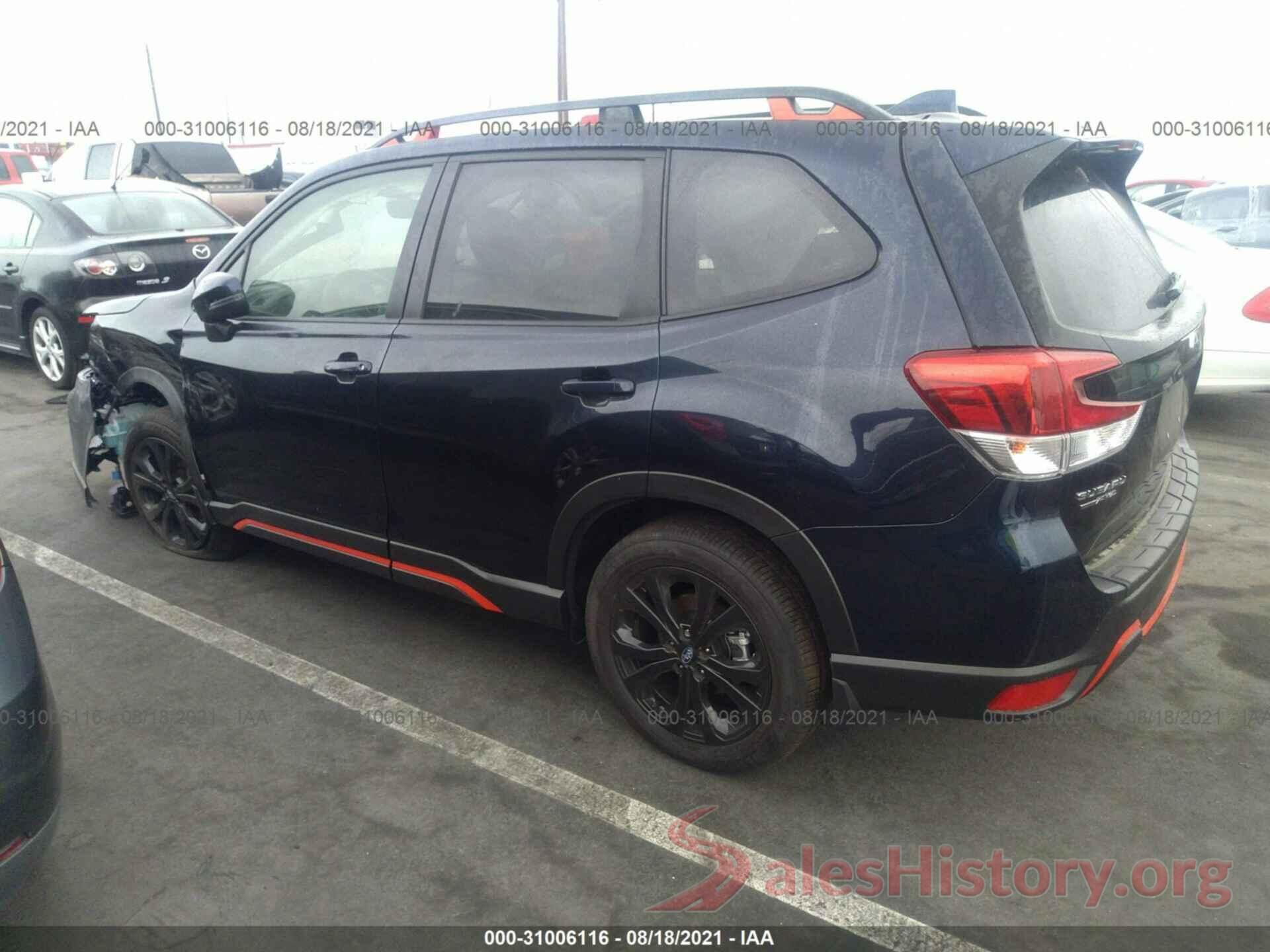 JF2SKALC3MH523097 2021 SUBARU FORESTER