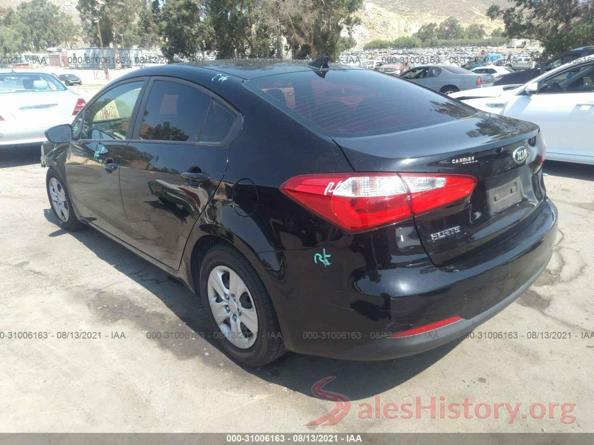 KNAFK4A69G5536566 2016 KIA FORTE