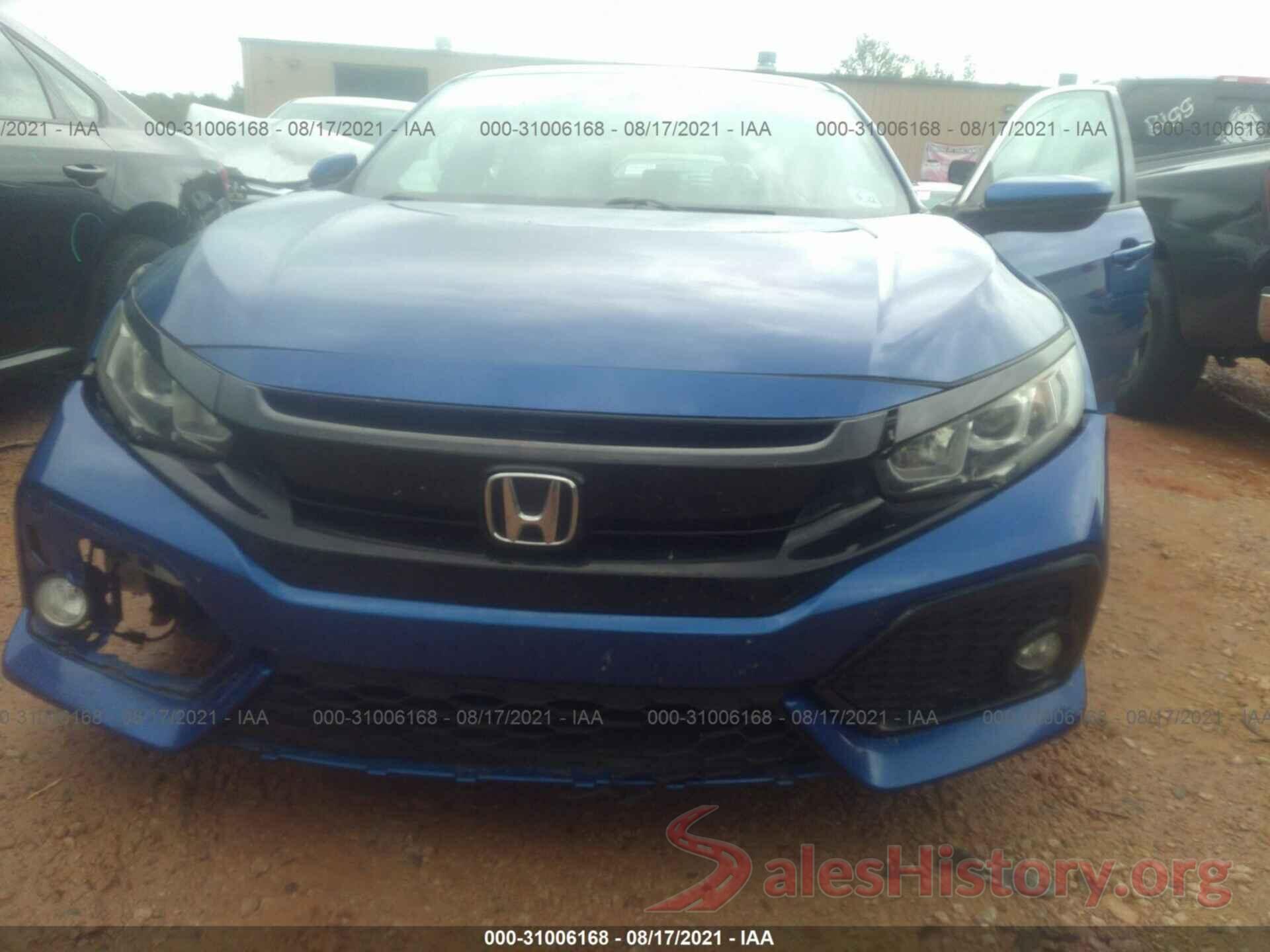 SHHFK7H5XJU400193 2018 HONDA CIVIC HATCHBACK