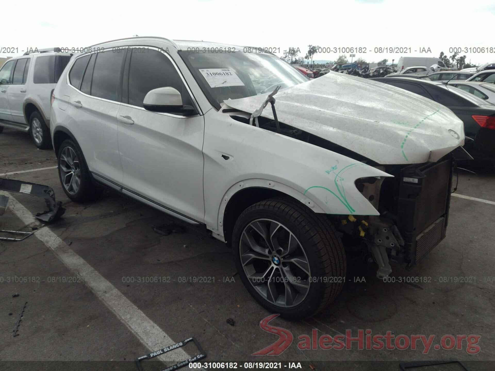 5UXWZ7C59H0T43609 2017 BMW X3