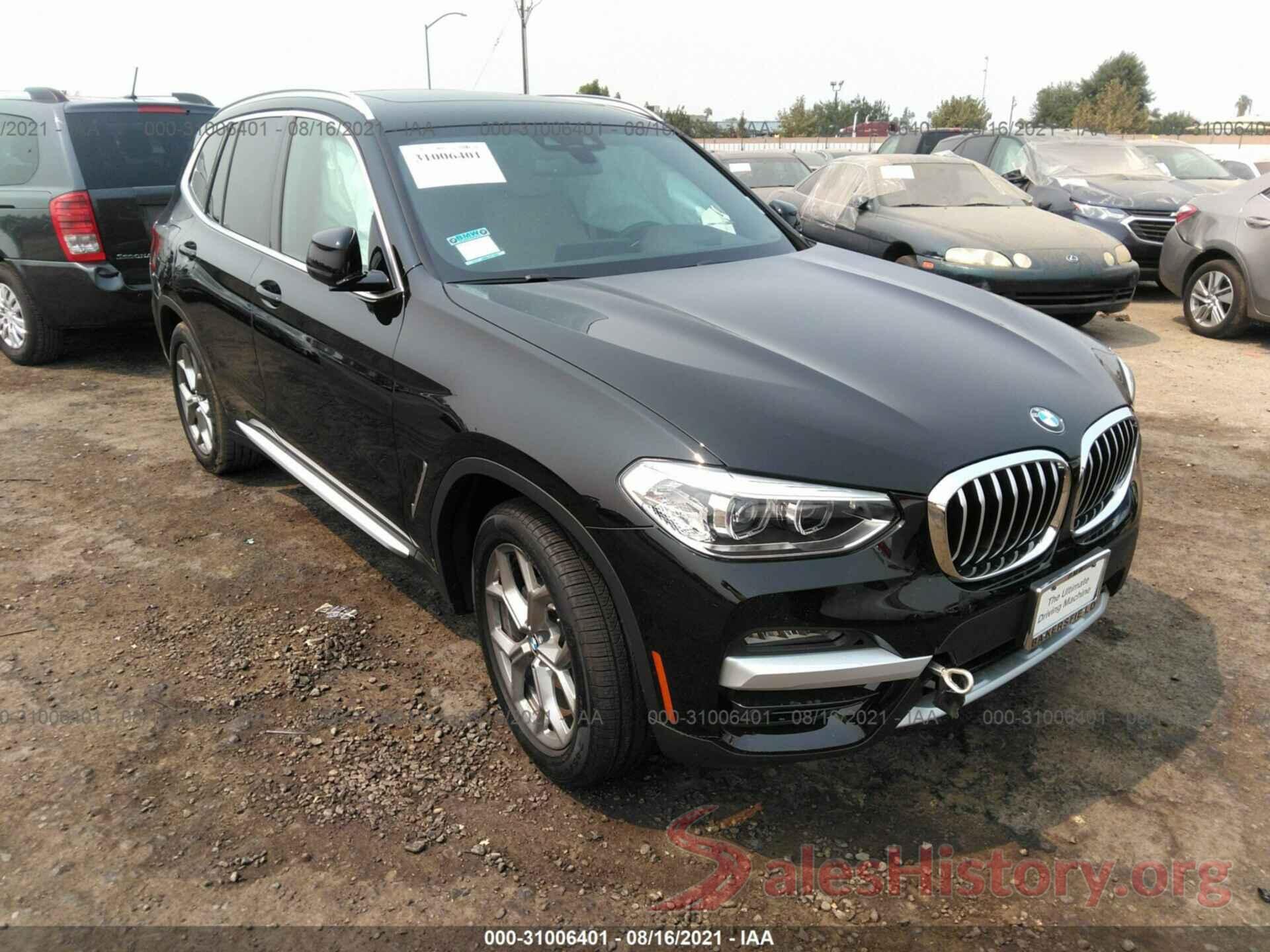 5UXTY3C04M9G67370 2021 BMW X3