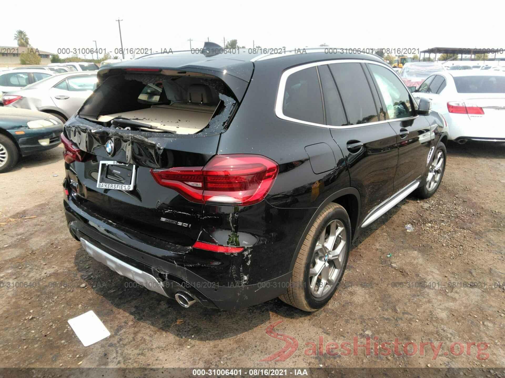 5UXTY3C04M9G67370 2021 BMW X3