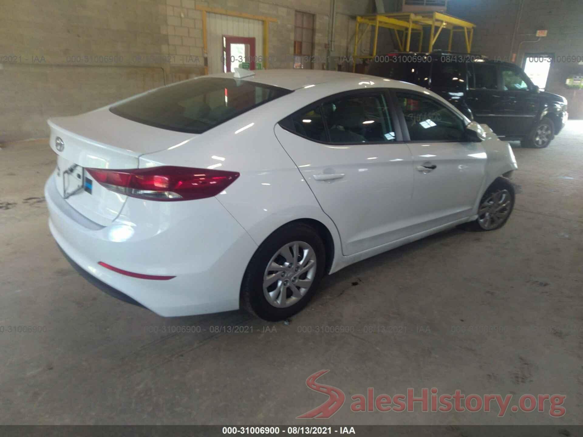 5NPD74LF5HH196519 2017 HYUNDAI ELANTRA