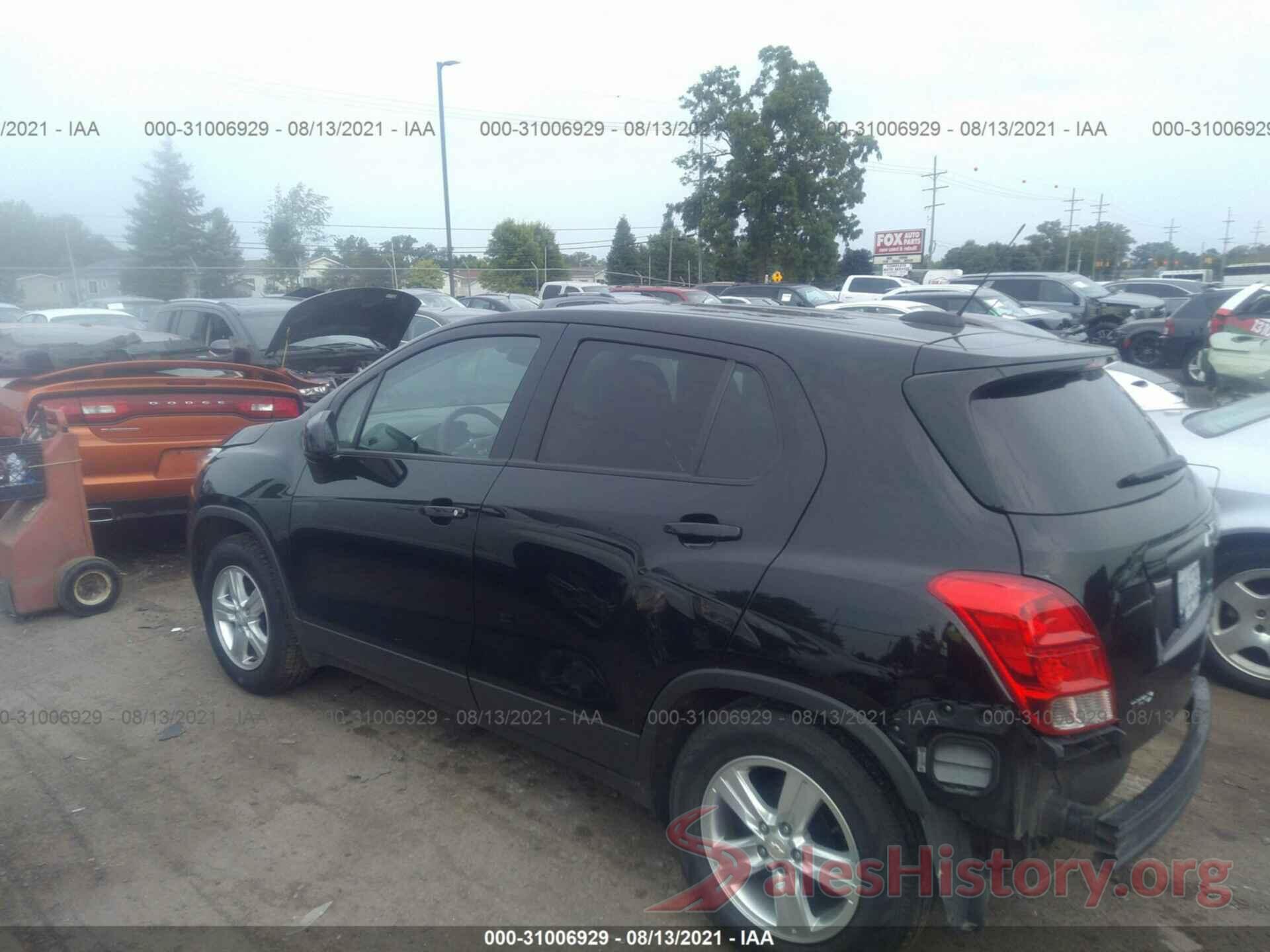 3GNCJKSB8KL319860 2019 CHEVROLET TRAX