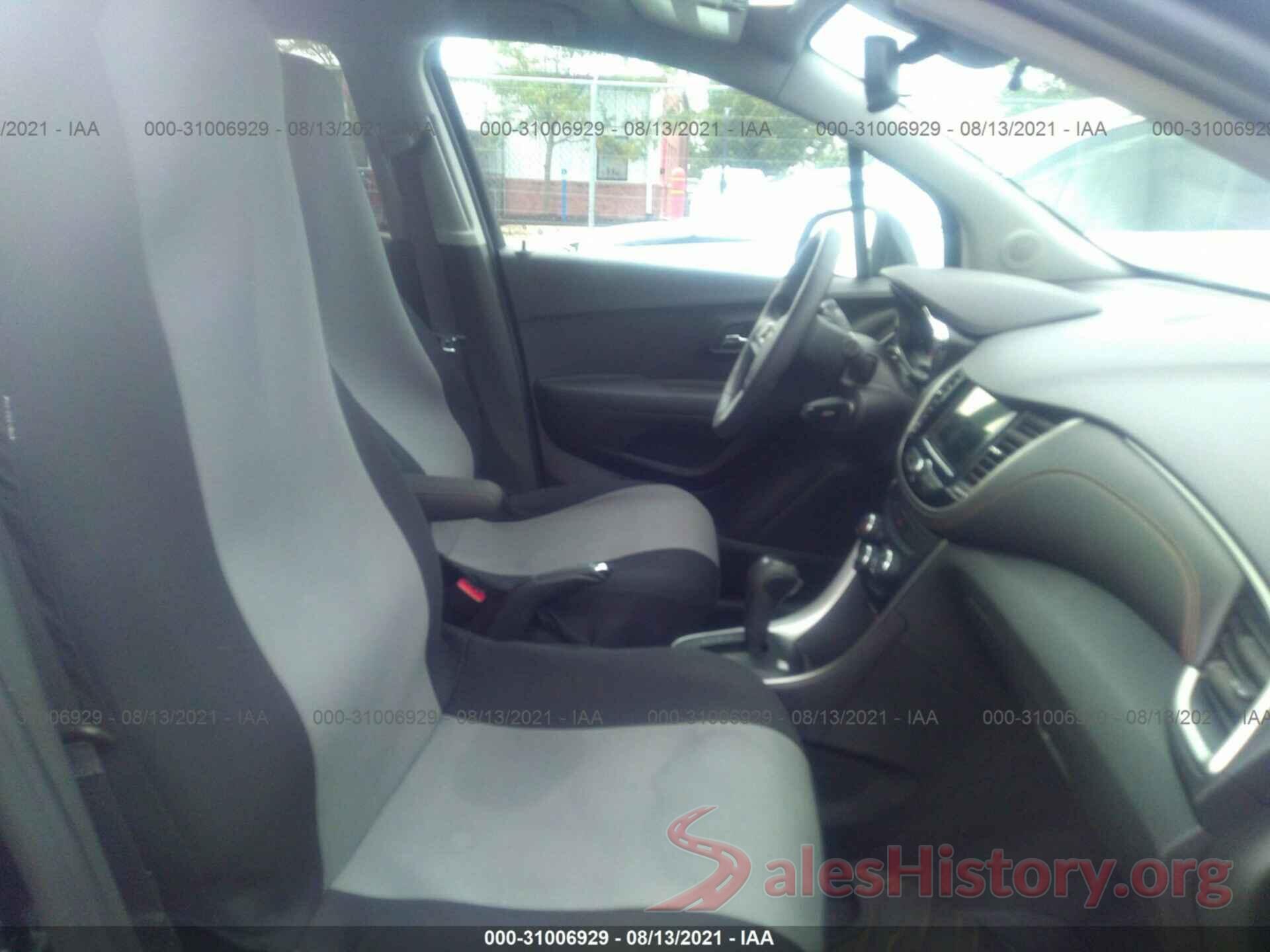 3GNCJKSB8KL319860 2019 CHEVROLET TRAX