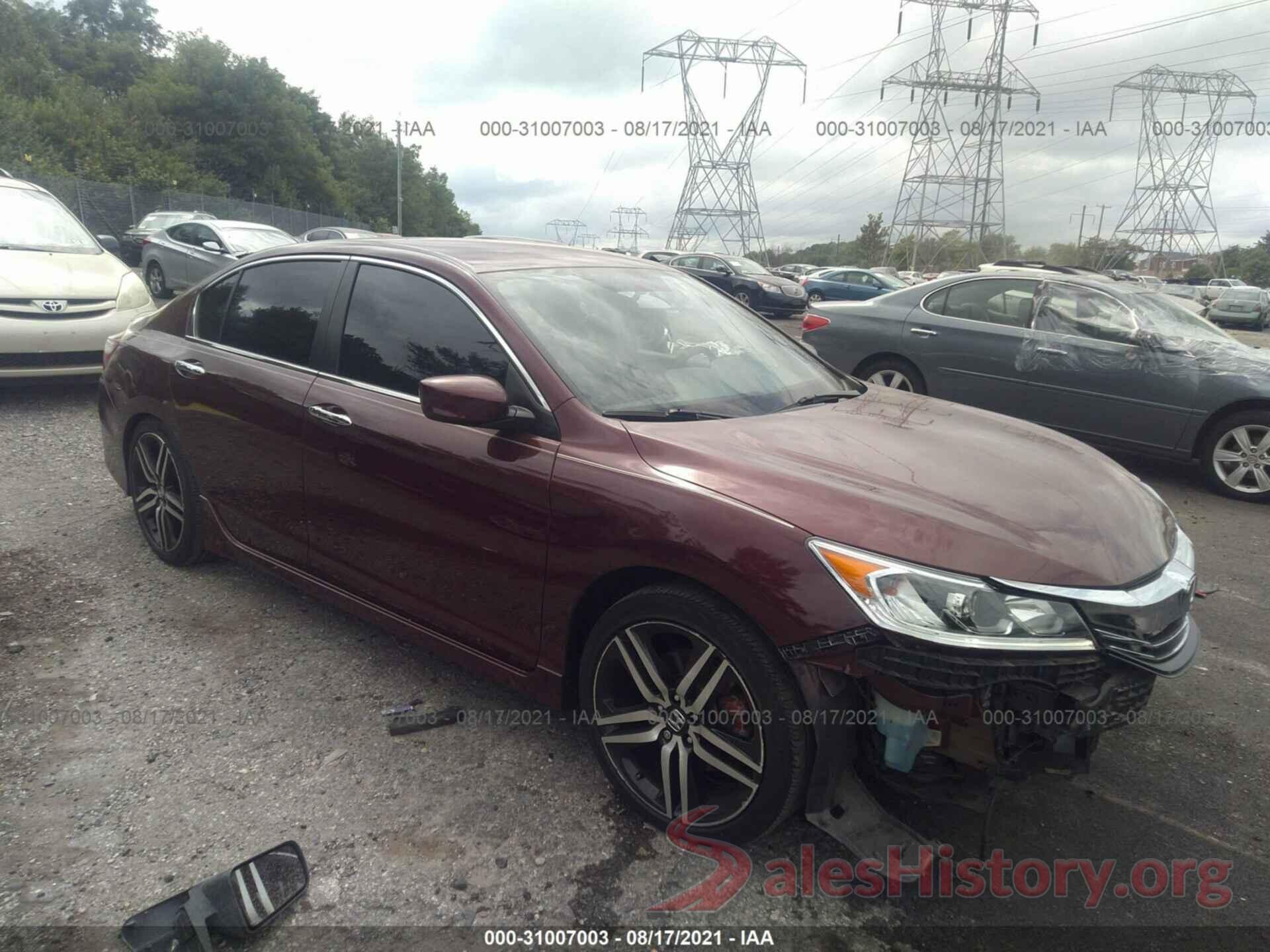 1HGCR2F57HA282940 2017 HONDA ACCORD SEDAN