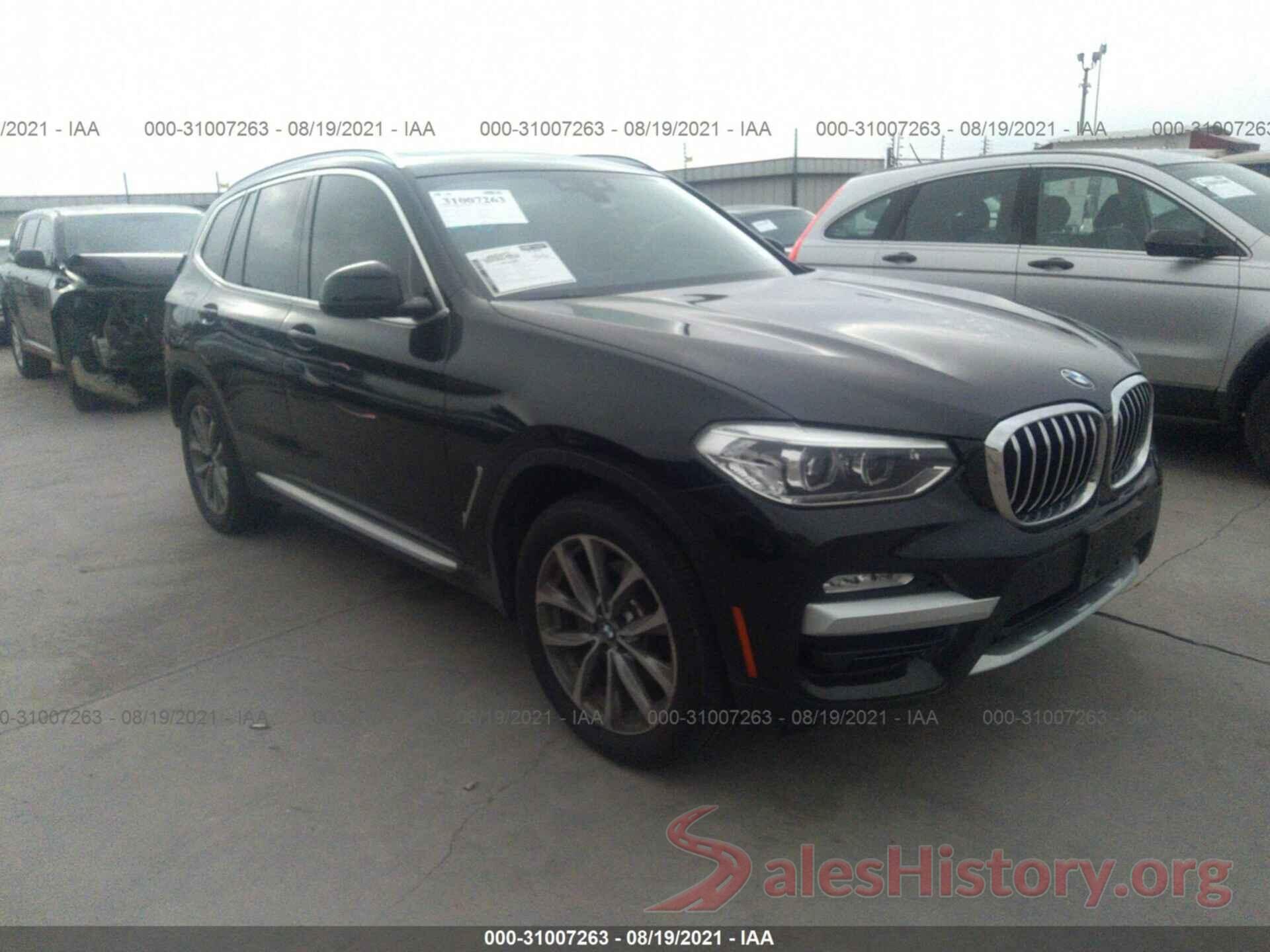 5UXTR7C57KLR48835 2019 BMW X3