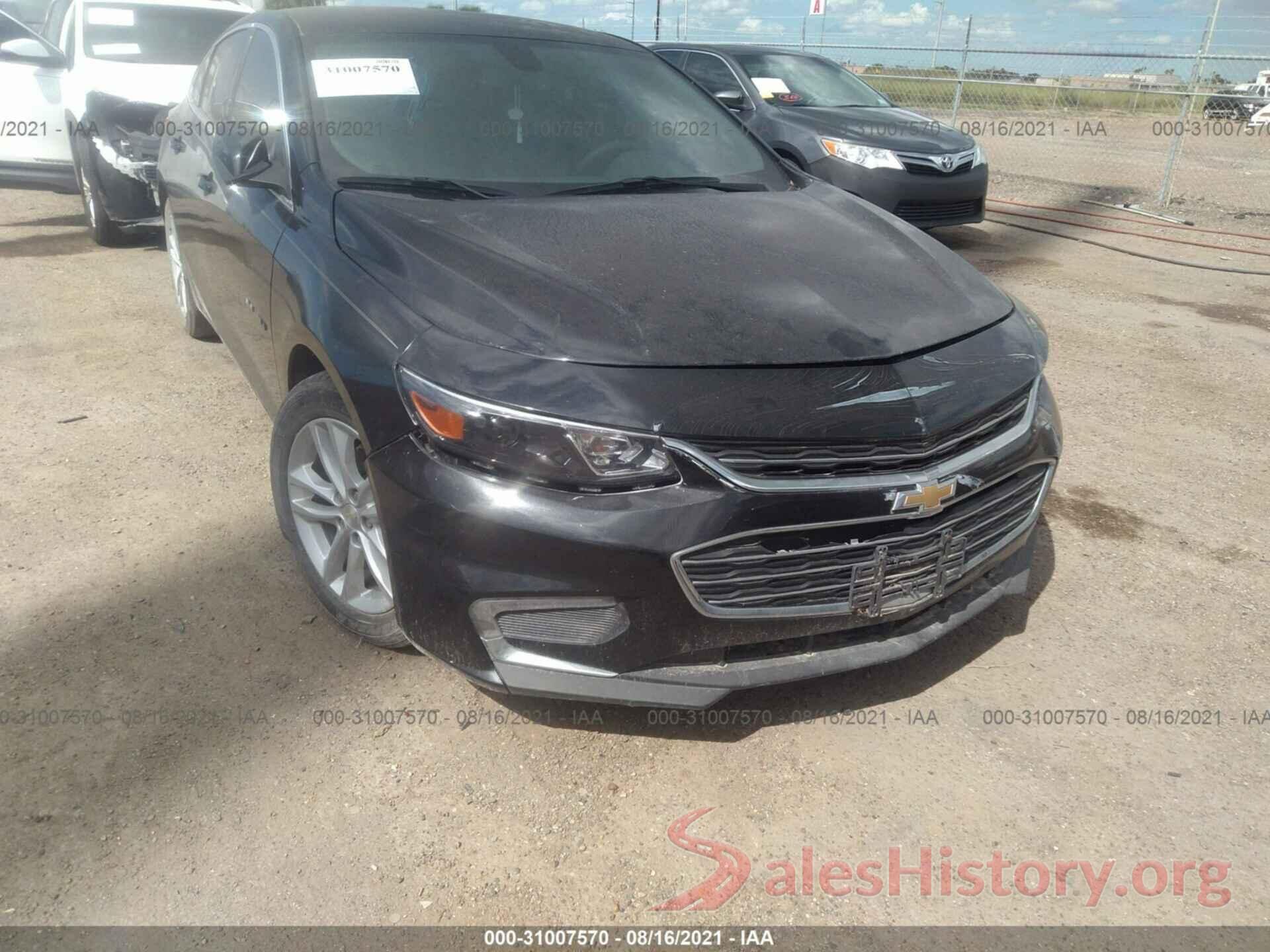 1G1ZE5ST5GF350205 2016 CHEVROLET MALIBU