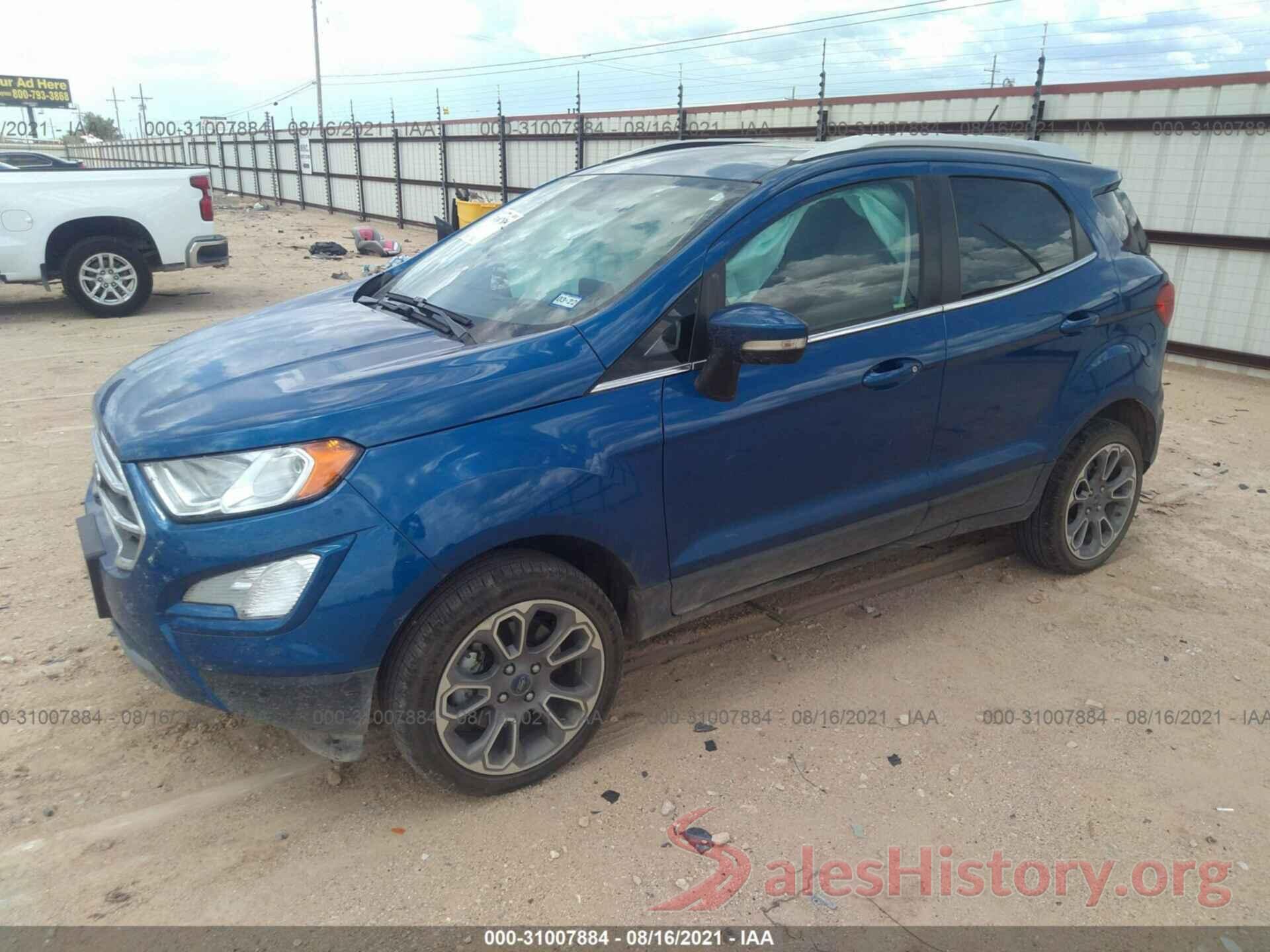 MAJ6S3KL4KC252662 2019 FORD ECOSPORT