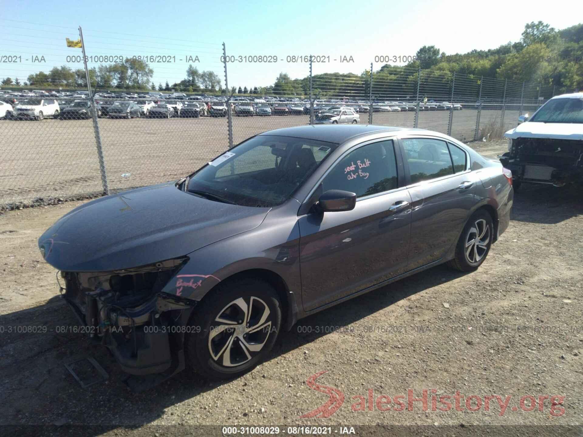 1HGCR2F31GA247033 2016 HONDA ACCORD SEDAN