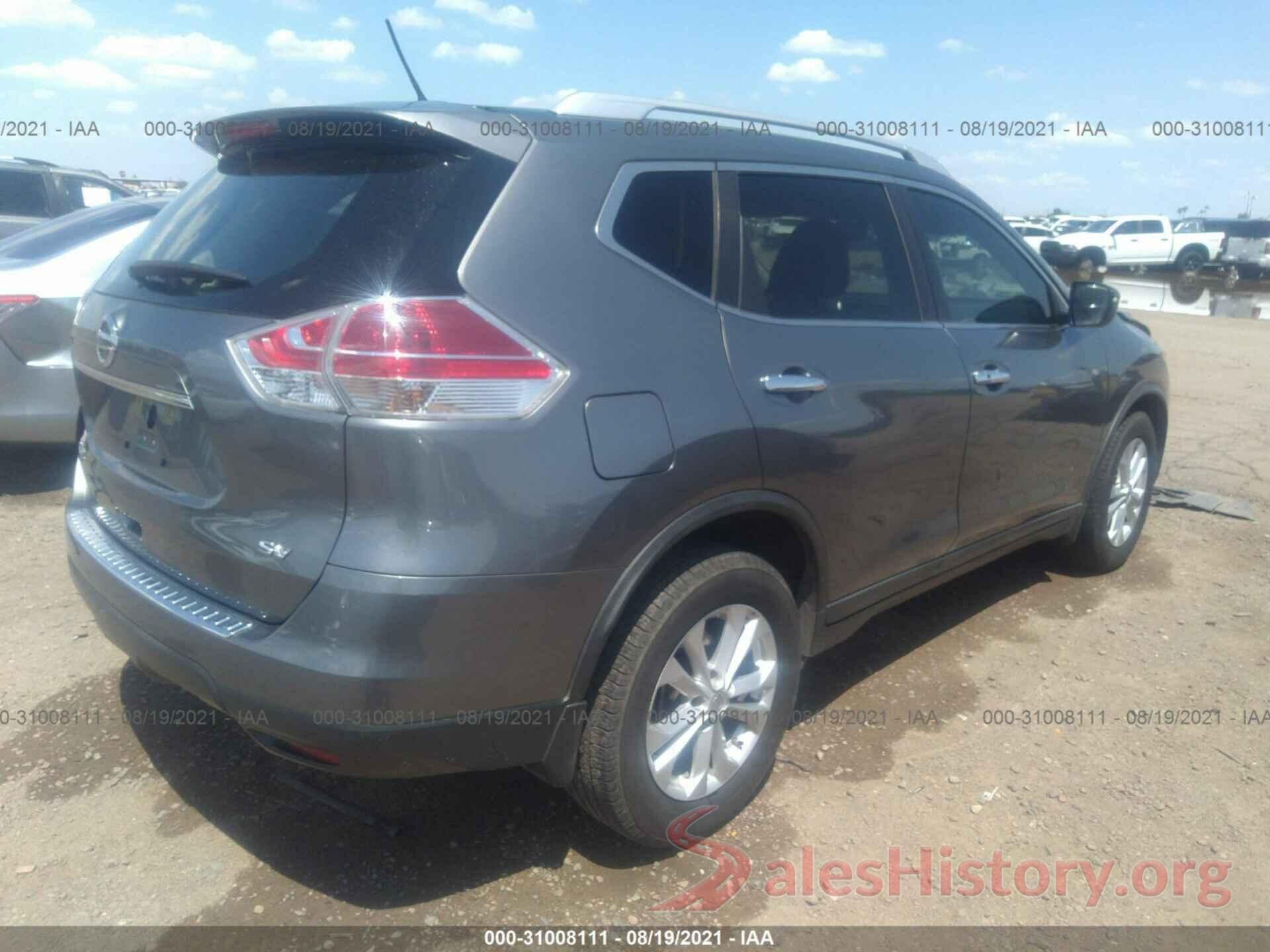 KNMAT2MT2GP592837 2016 NISSAN ROGUE