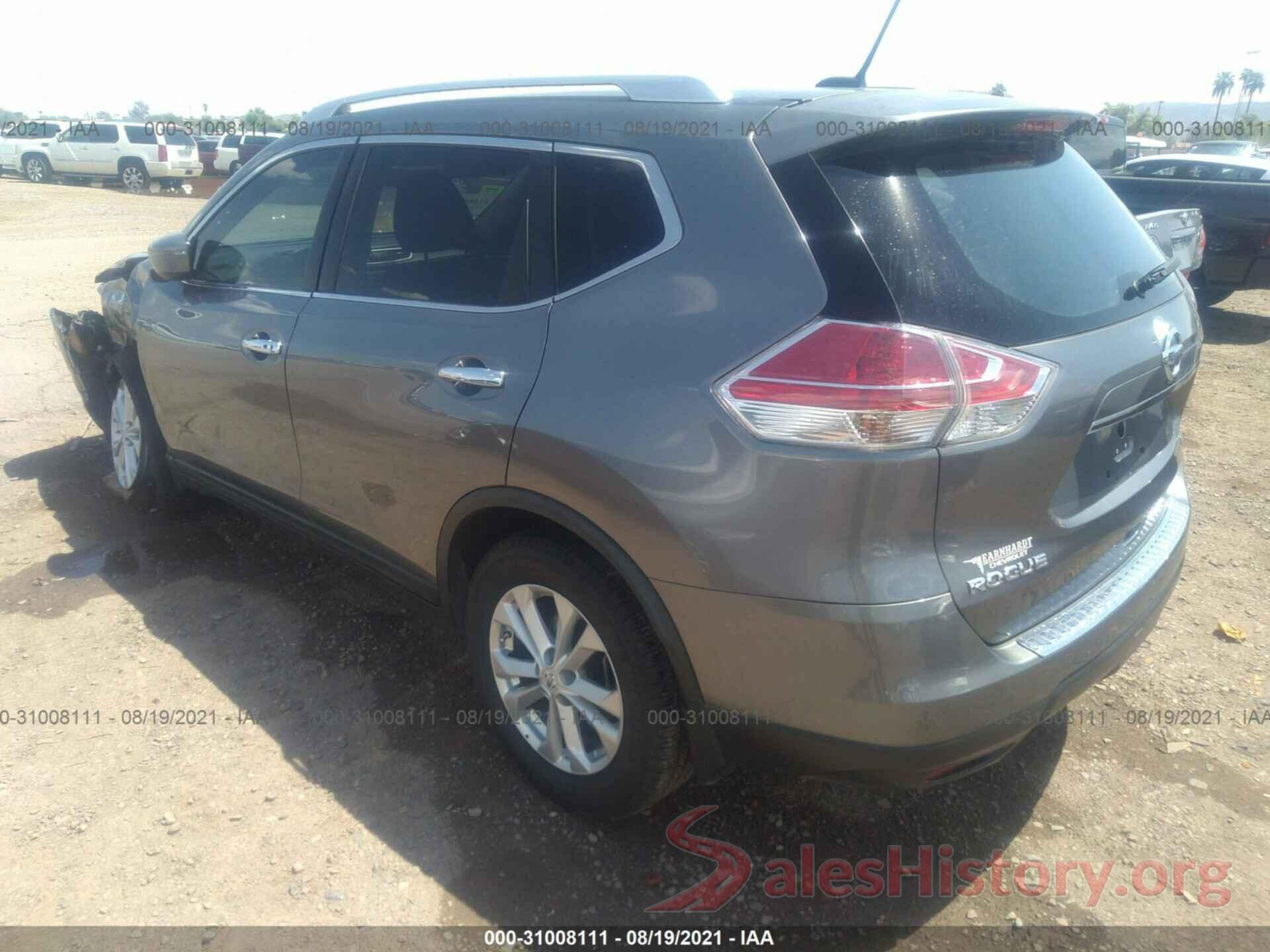 KNMAT2MT2GP592837 2016 NISSAN ROGUE