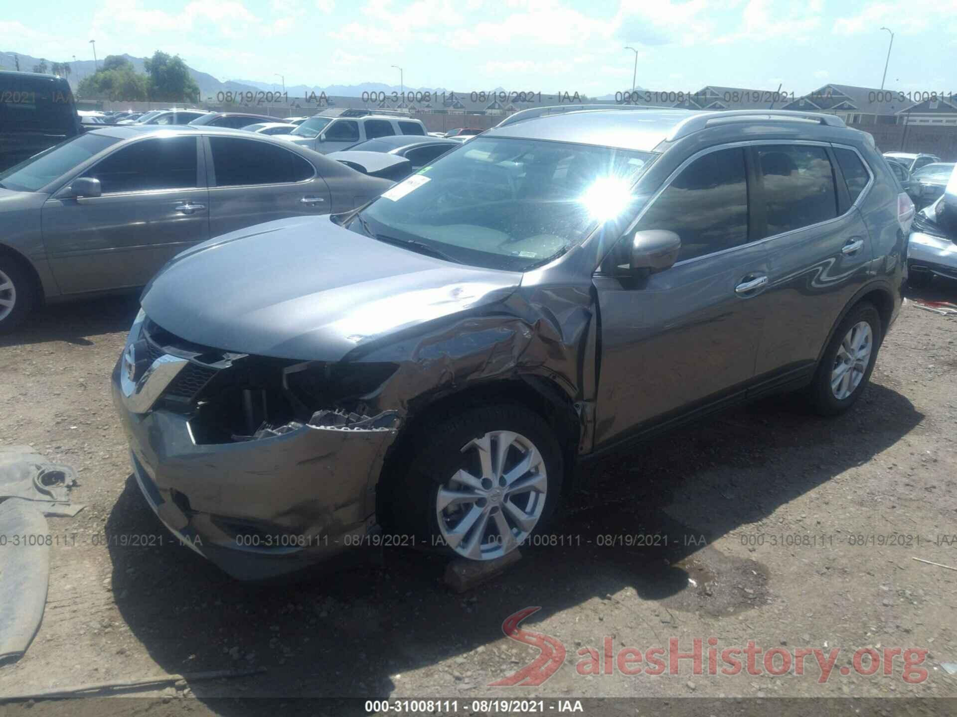 KNMAT2MT2GP592837 2016 NISSAN ROGUE