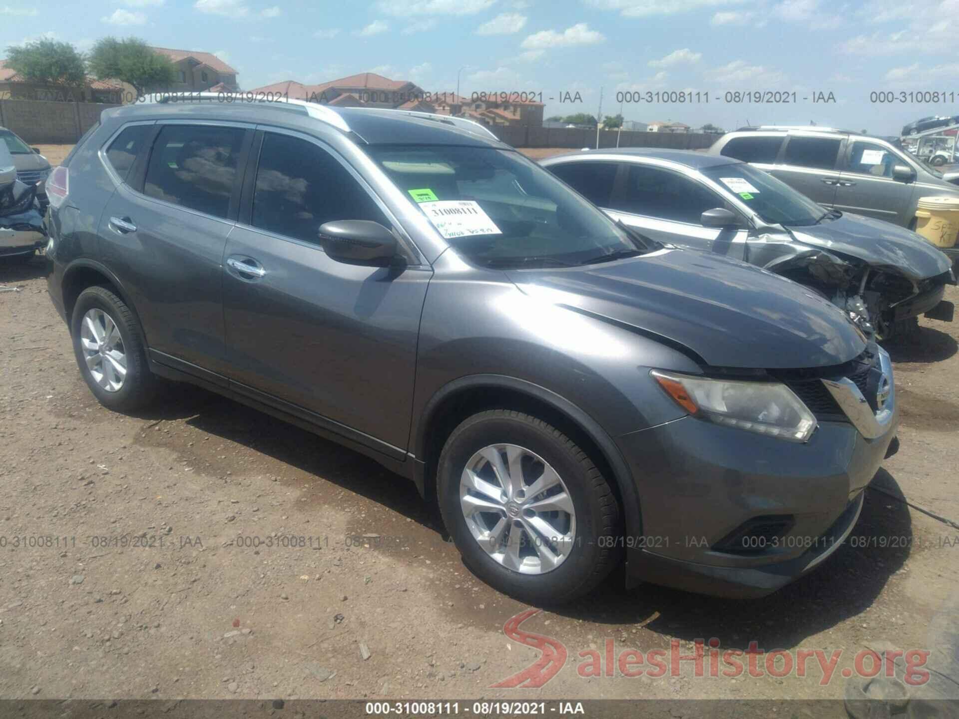 KNMAT2MT2GP592837 2016 NISSAN ROGUE