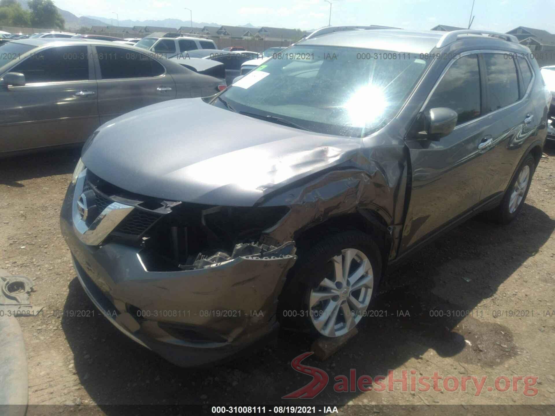 KNMAT2MT2GP592837 2016 NISSAN ROGUE