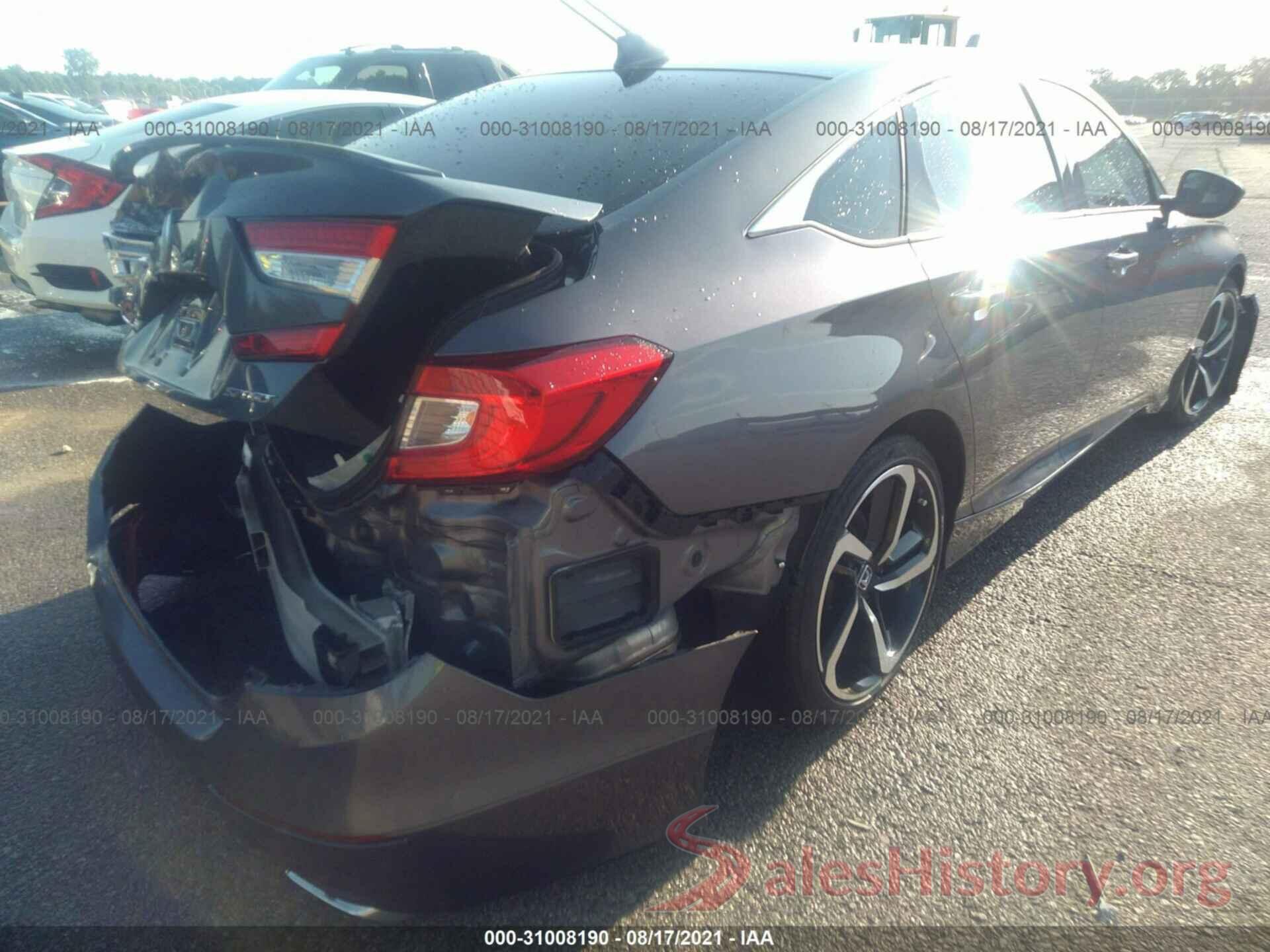 1HGCV1F32KA008007 2019 HONDA ACCORD SEDAN