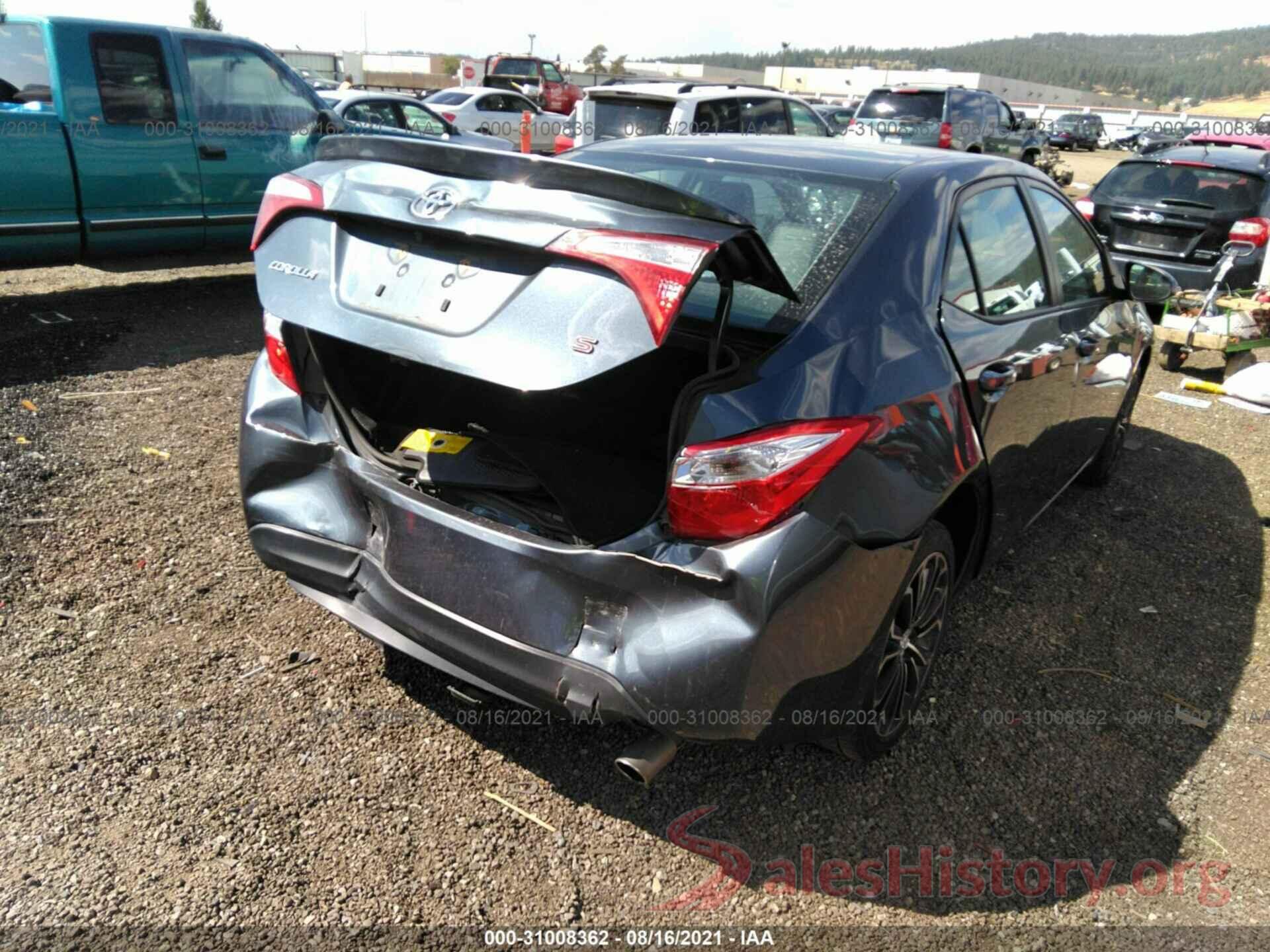 2T1BURHE1GC539115 2016 TOYOTA COROLLA