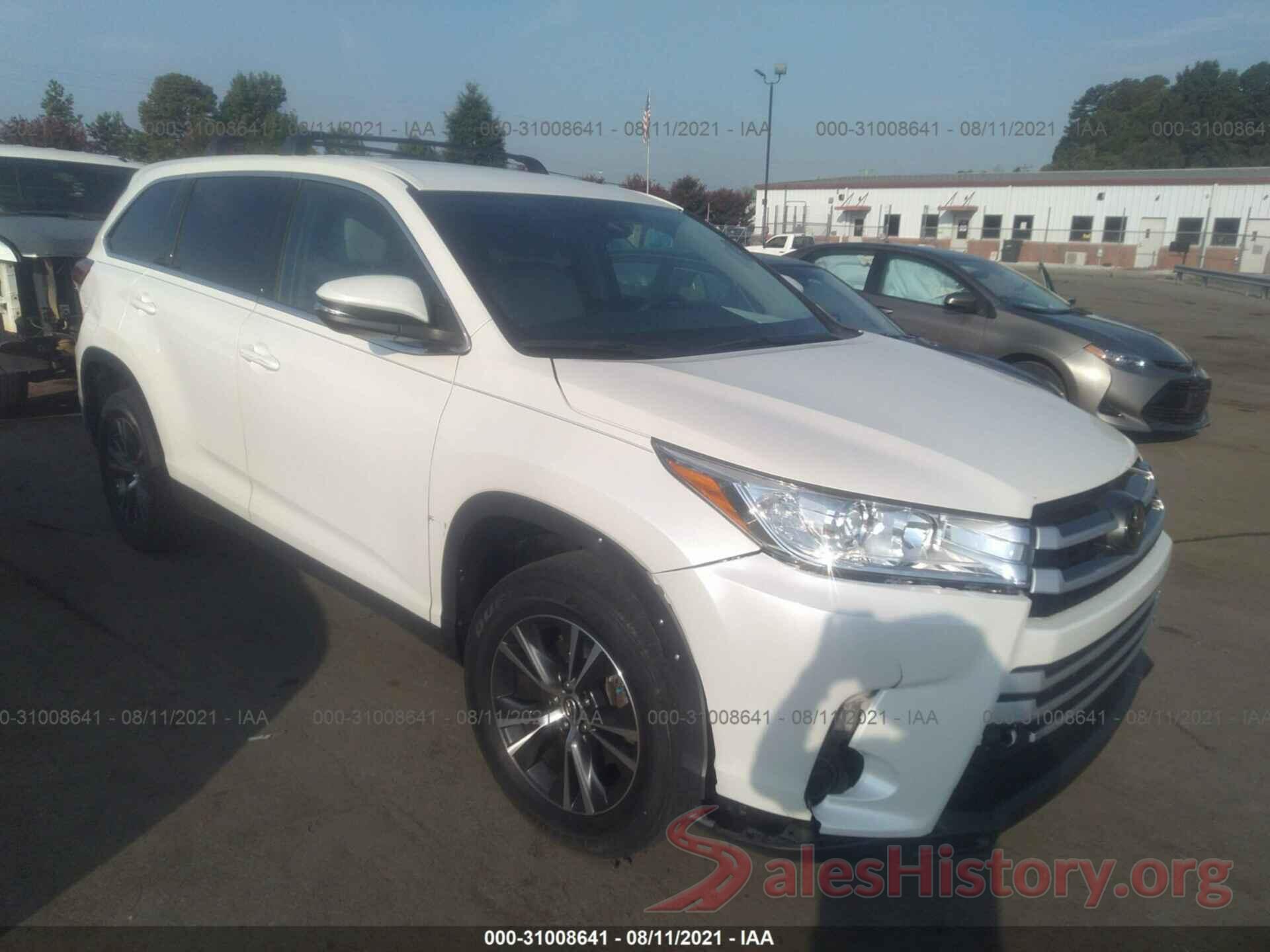 5TDZARFH8KS044883 2019 TOYOTA HIGHLANDER