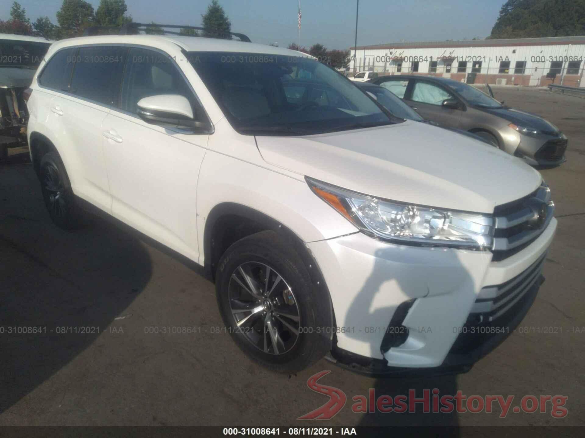 5TDZARFH8KS044883 2019 TOYOTA HIGHLANDER