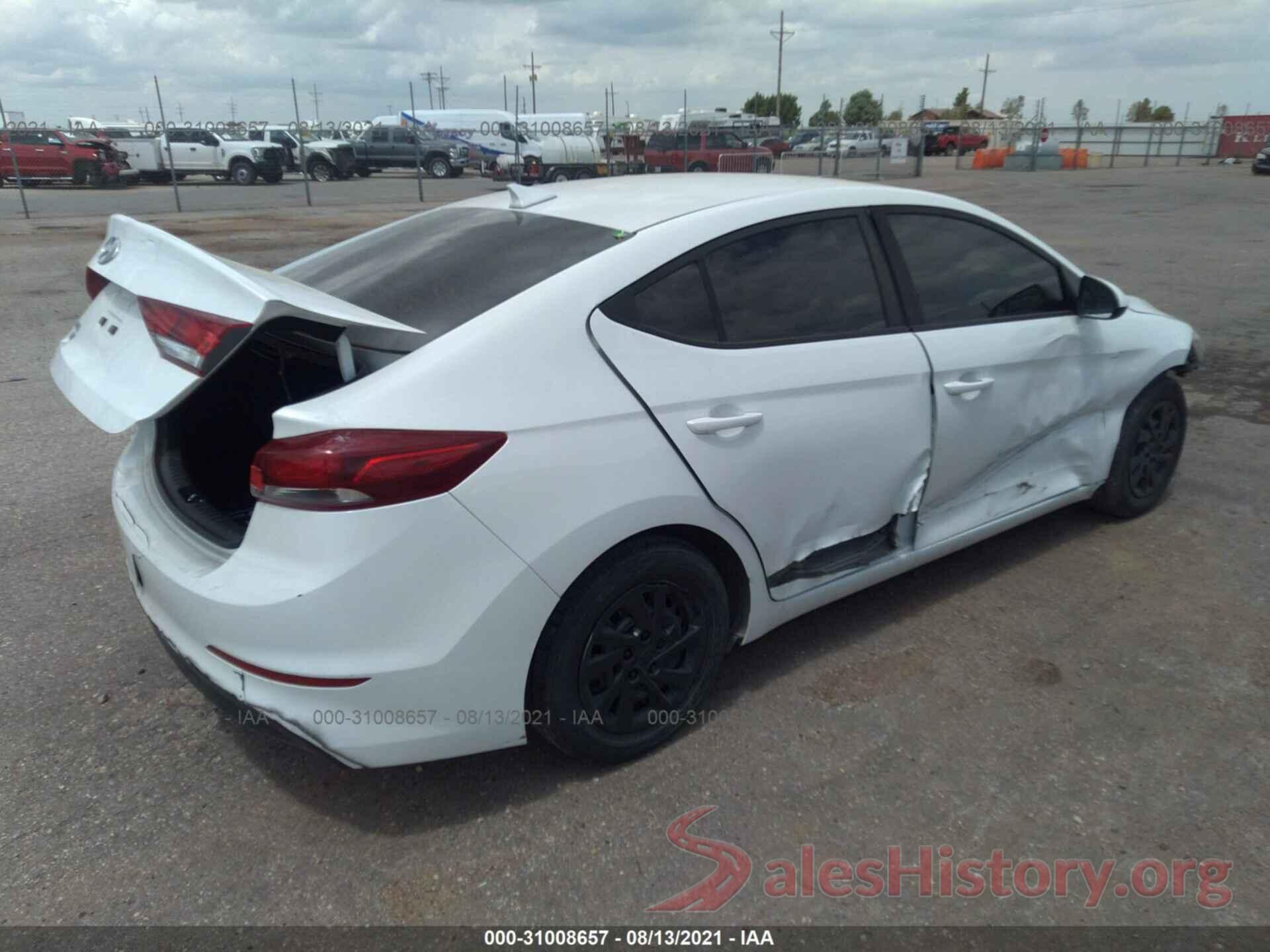 5NPD74LF8HH182811 2017 HYUNDAI ELANTRA