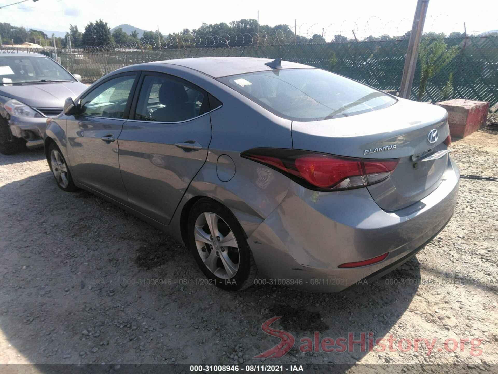 KMHDH4AE4GU479517 2016 HYUNDAI ELANTRA