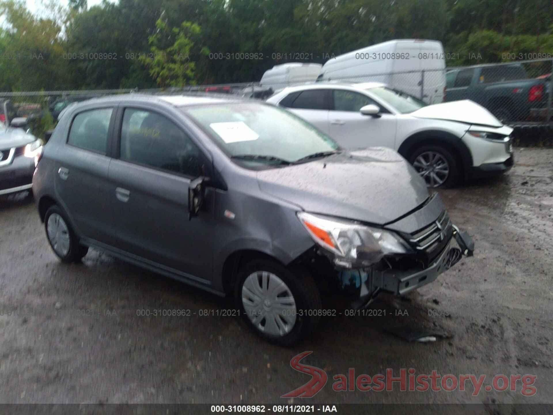 ML32AUHJ4MH003648 2021 MITSUBISHI MIRAGE