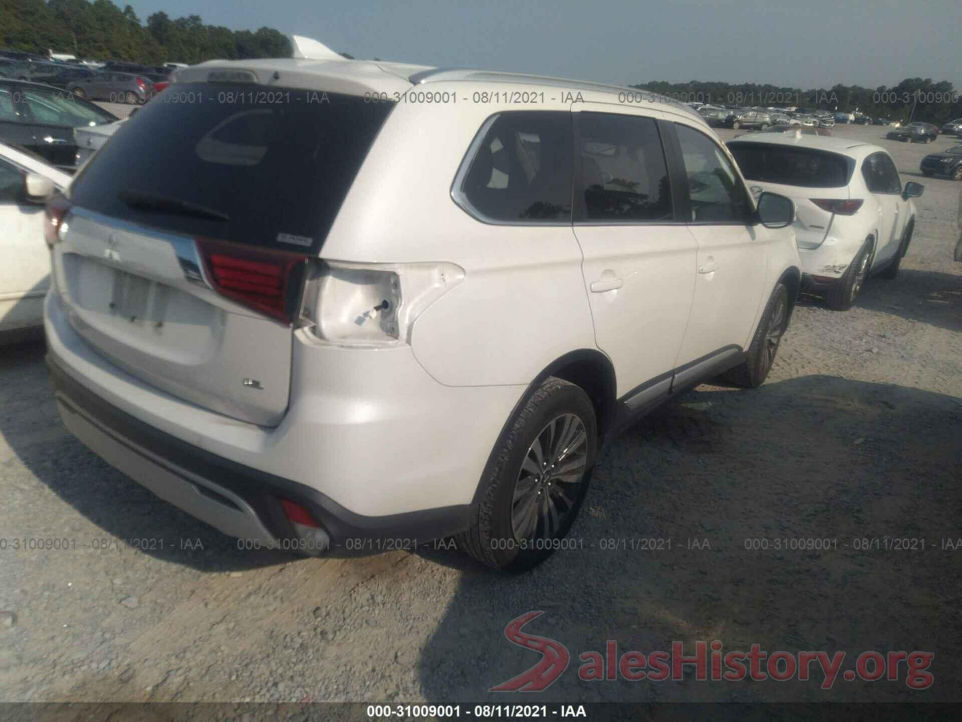 JA4AZ3A31LZ030364 2020 MITSUBISHI OUTLANDER