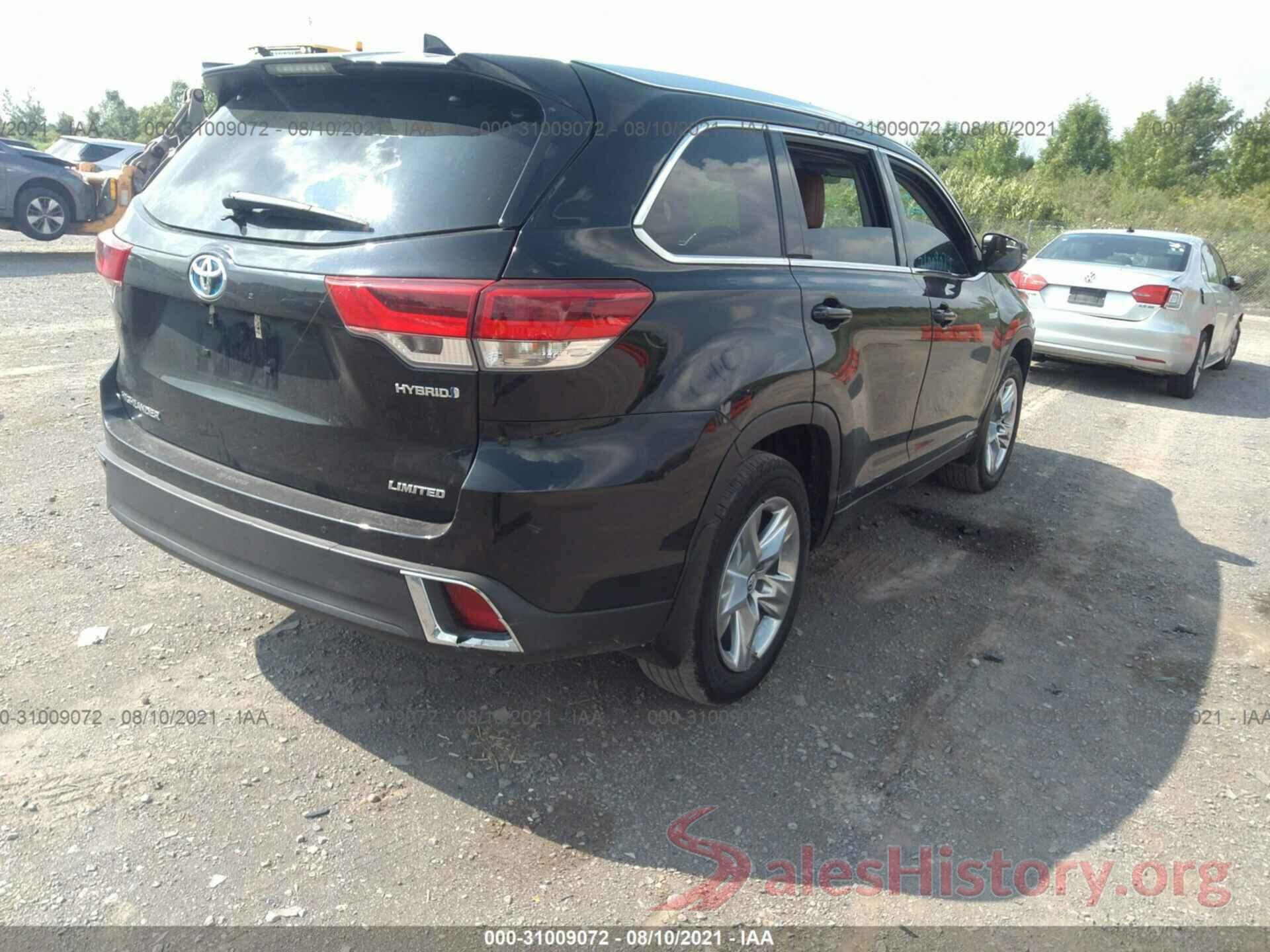 5TDDGRFH0KS070872 2019 TOYOTA HIGHLANDER