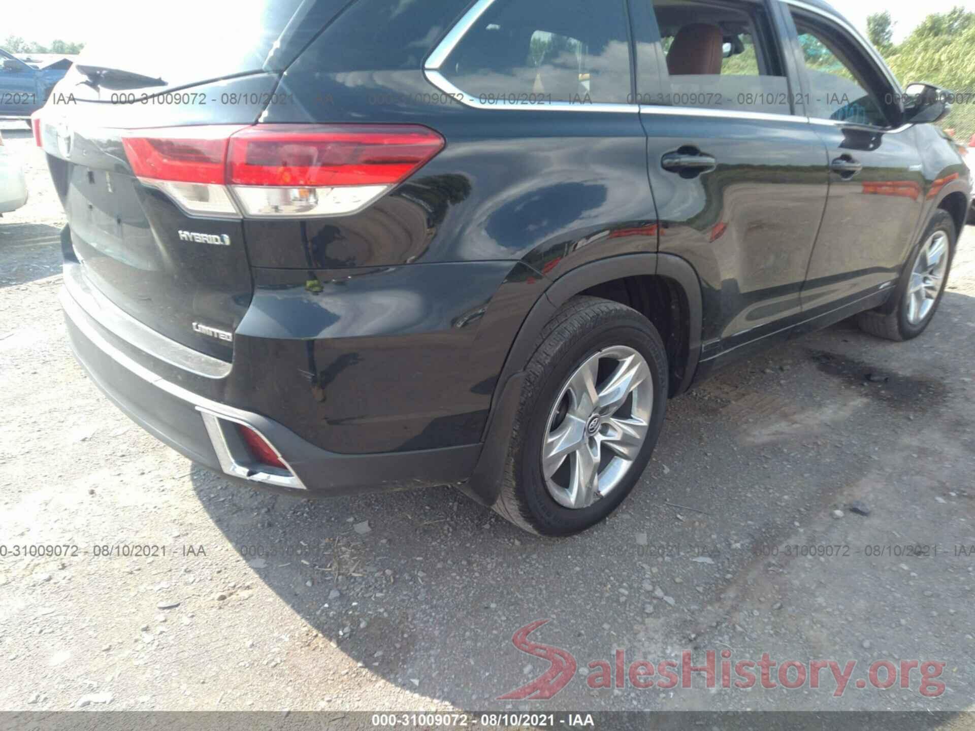 5TDDGRFH0KS070872 2019 TOYOTA HIGHLANDER