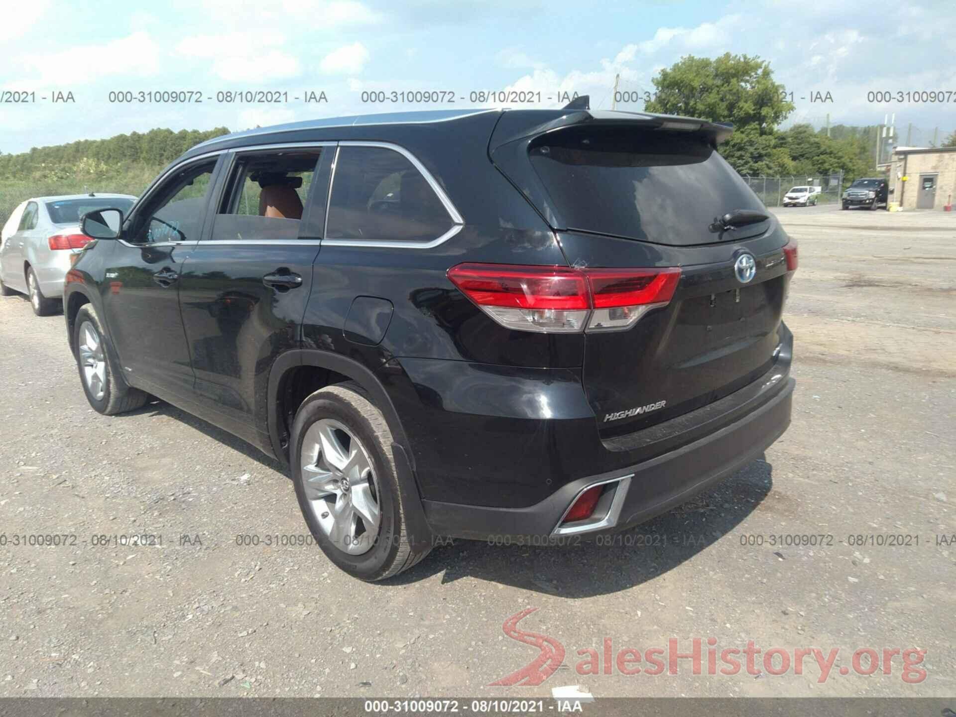 5TDDGRFH0KS070872 2019 TOYOTA HIGHLANDER