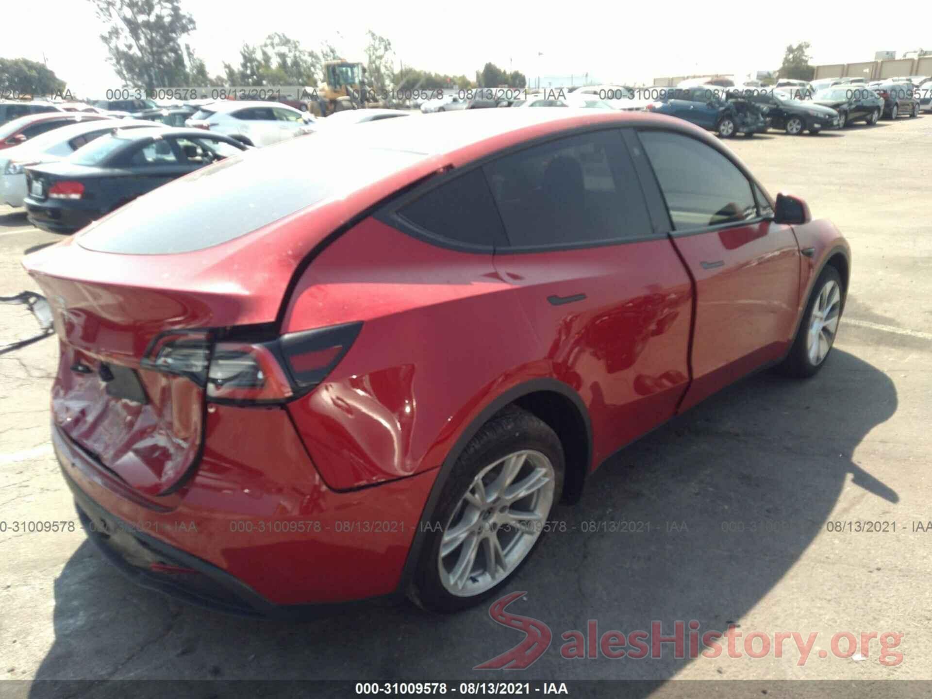 5YJYGDEE7MF095898 2021 TESLA MODEL Y