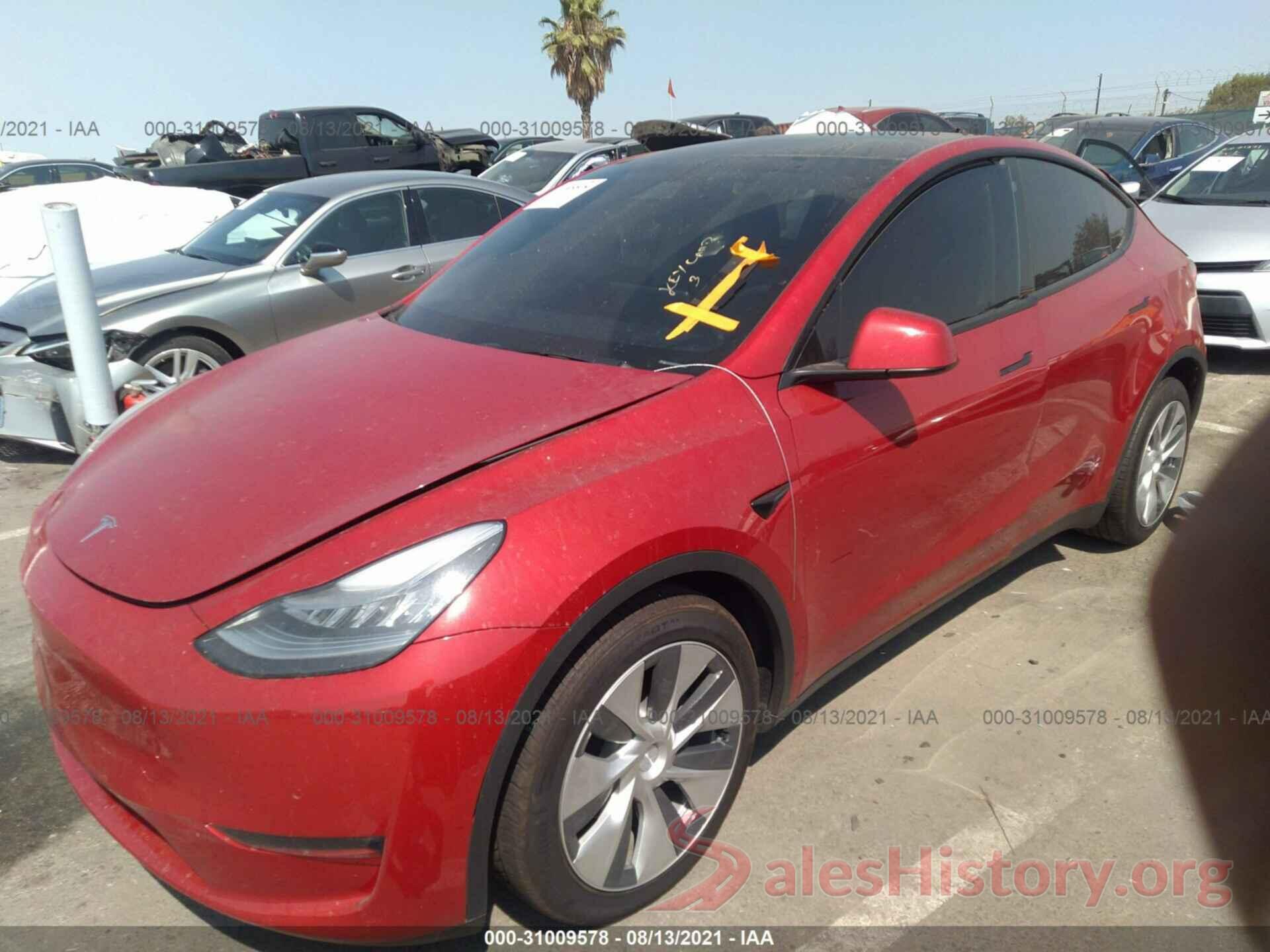 5YJYGDEE7MF095898 2021 TESLA MODEL Y