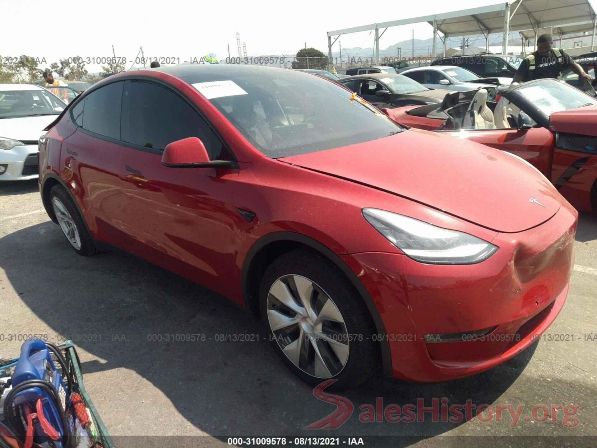 5YJYGDEE7MF095898 2021 TESLA MODEL Y