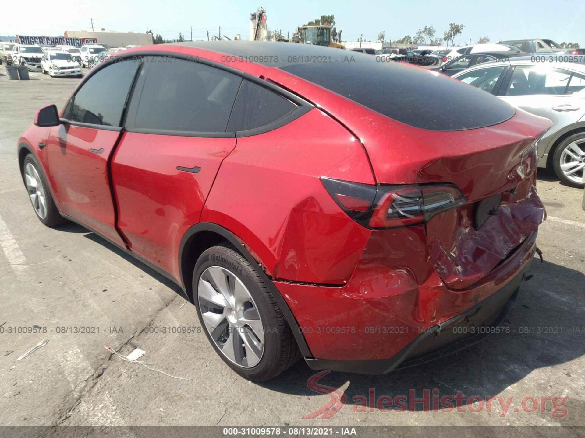 5YJYGDEE7MF095898 2021 TESLA MODEL Y