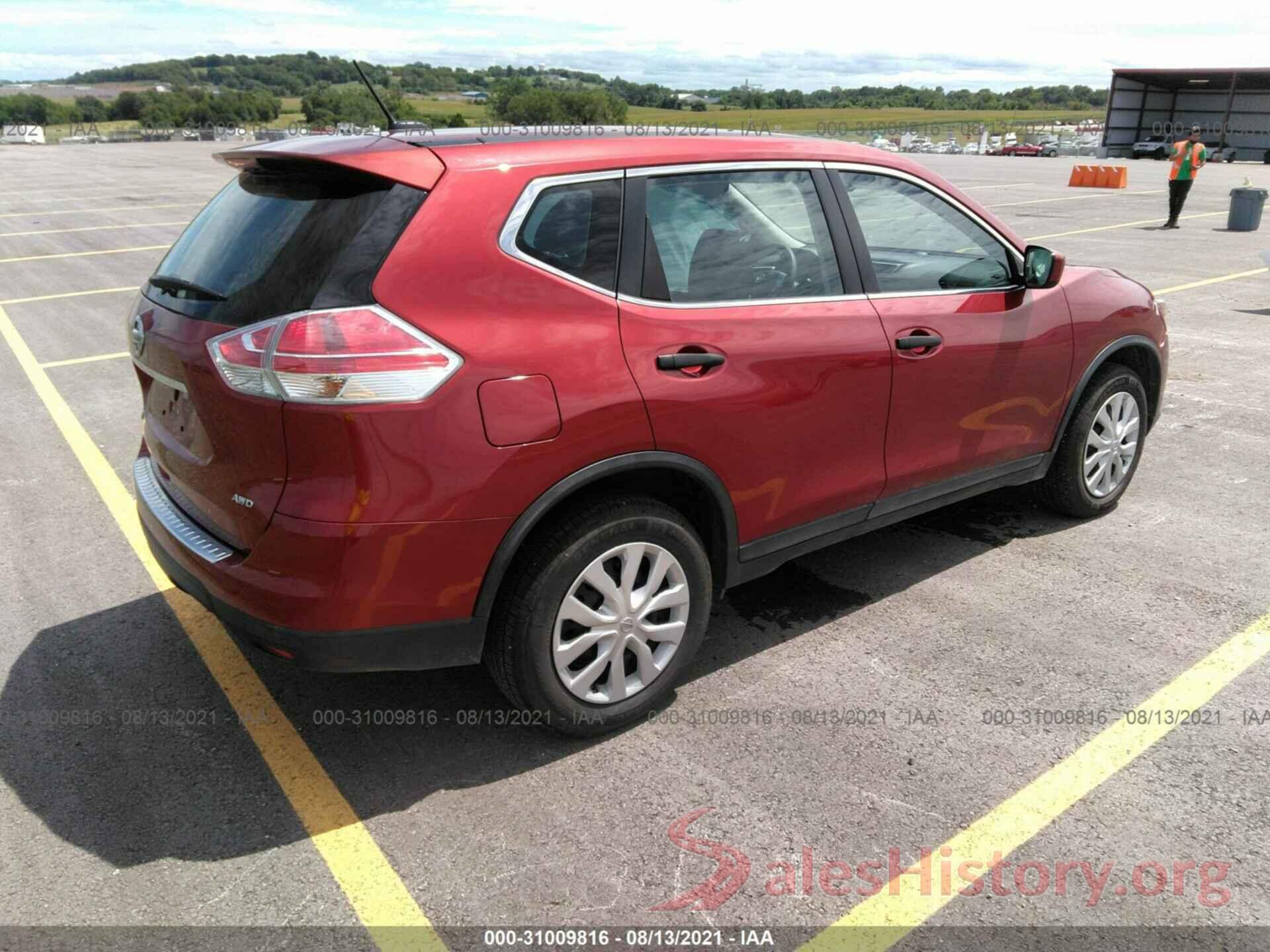 KNMAT2MV4GP638038 2016 NISSAN ROGUE