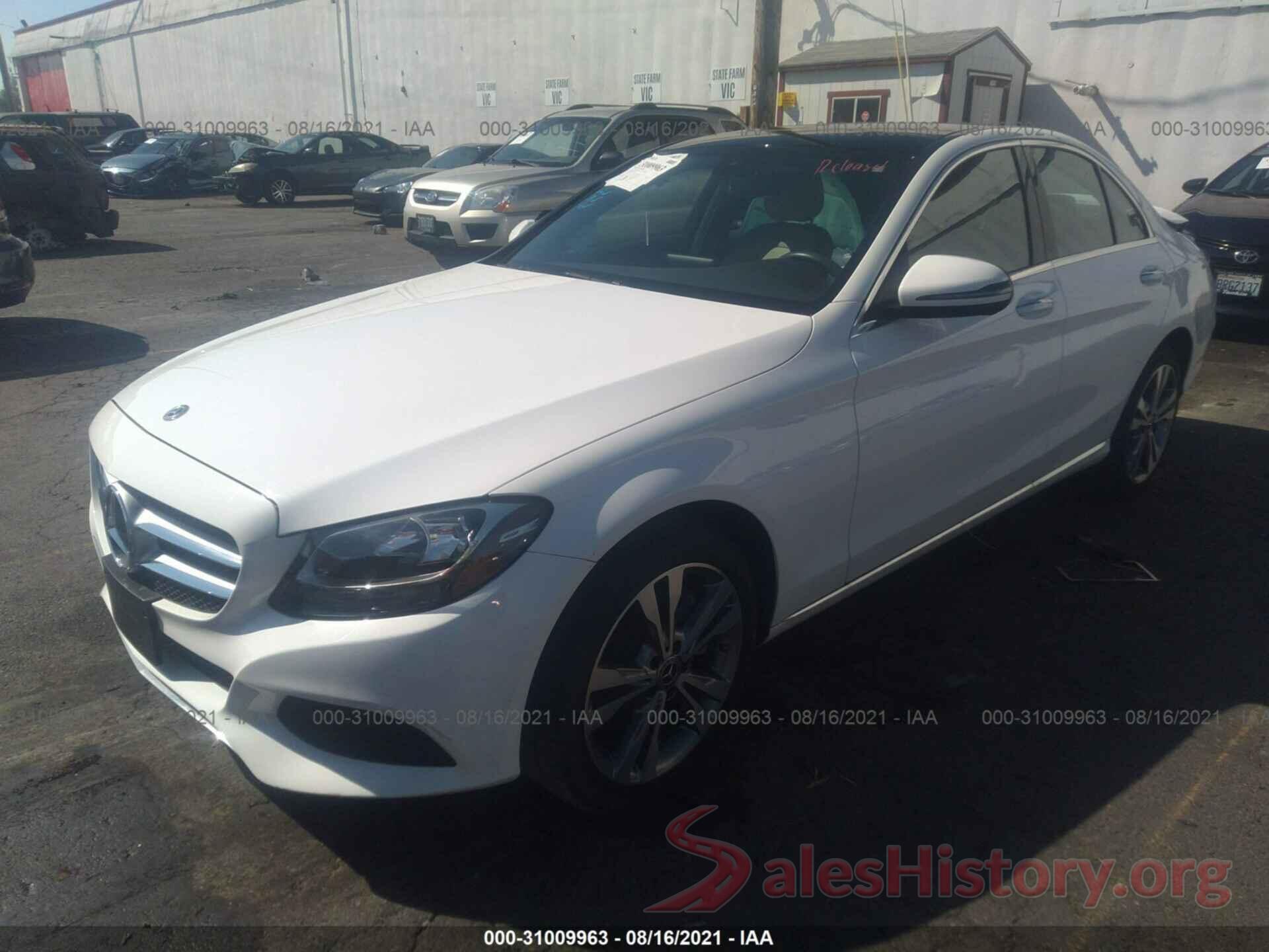 WDDWF4KB4JR413895 2018 MERCEDES-BENZ C-CLASS