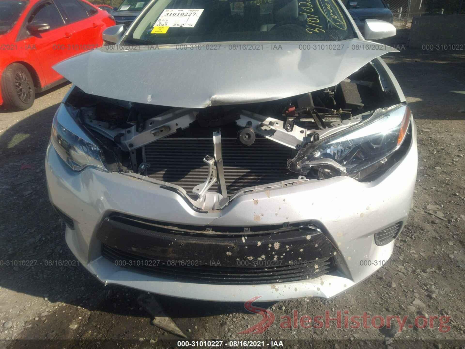 2T1BURHE1GC625587 2016 TOYOTA COROLLA