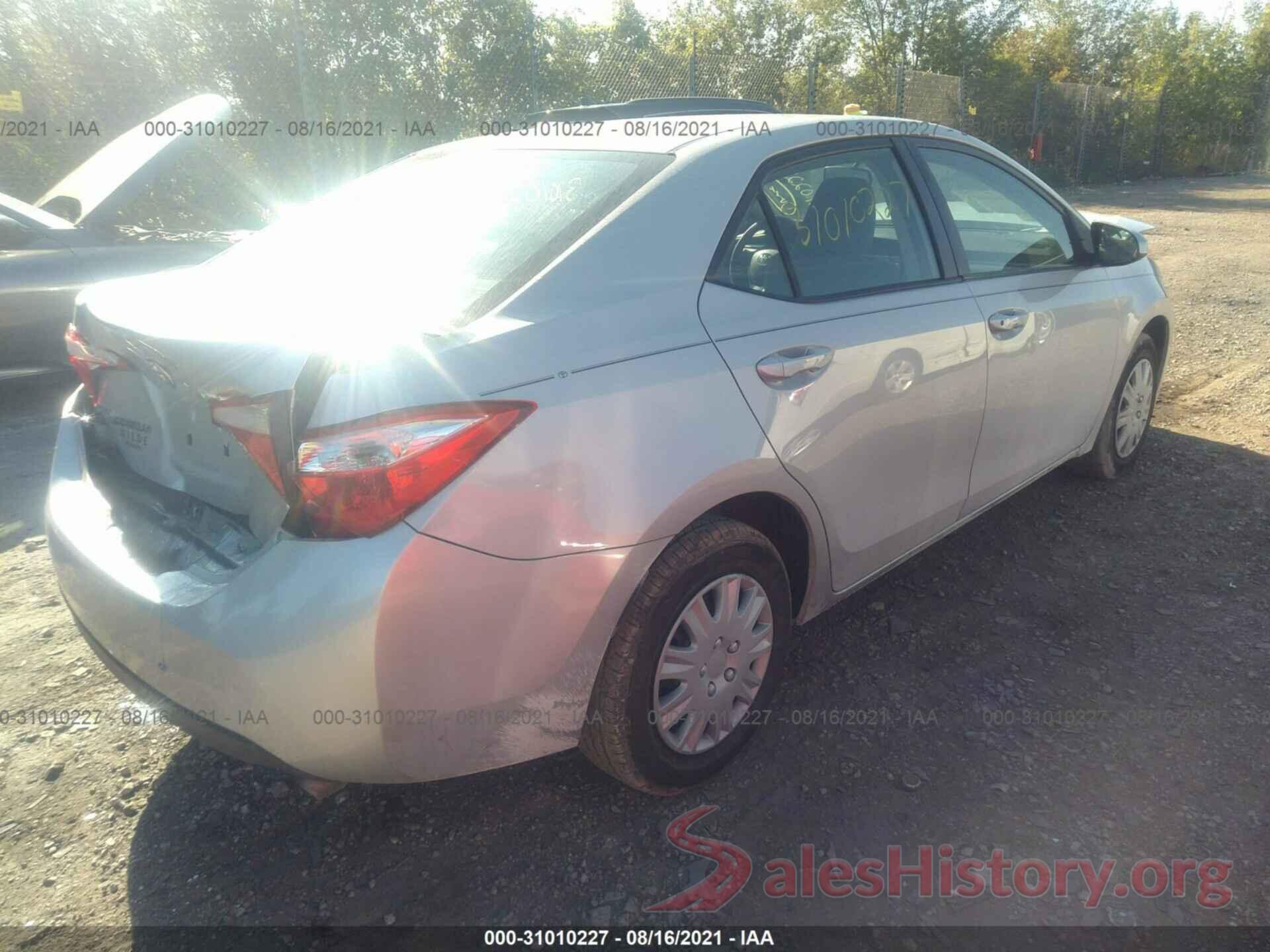 2T1BURHE1GC625587 2016 TOYOTA COROLLA