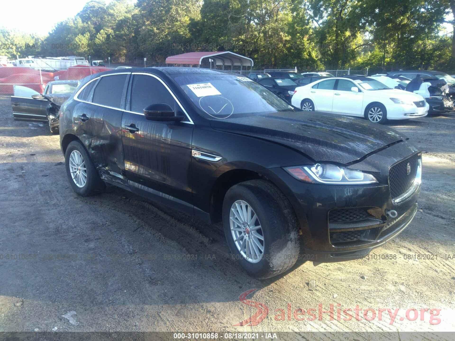 SADCS2FX1KA391684 2019 JAGUAR F-PACE