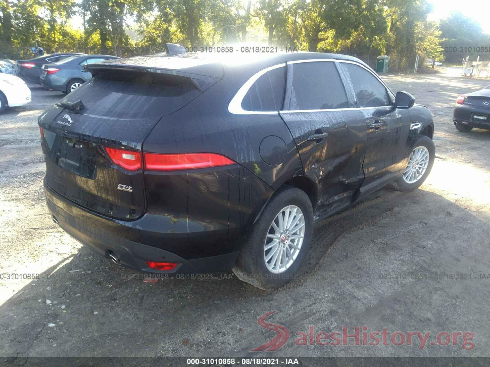 SADCS2FX1KA391684 2019 JAGUAR F-PACE