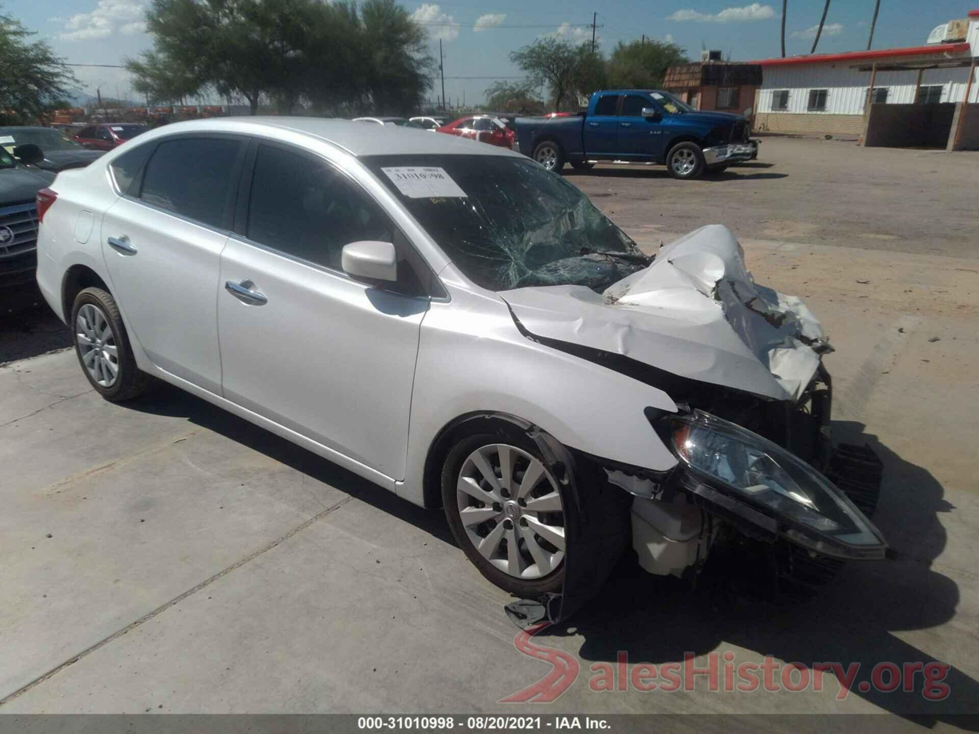 3N1AB7AP2HY397587 2017 NISSAN SENTRA