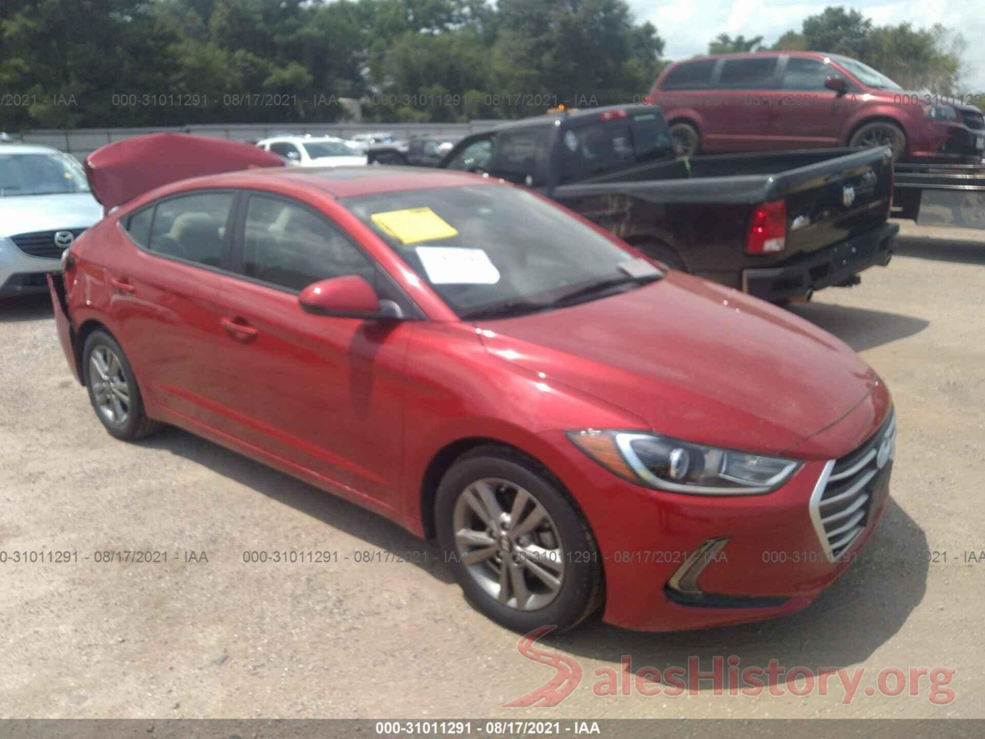 5NPD84LF3JH398861 2018 HYUNDAI ELANTRA