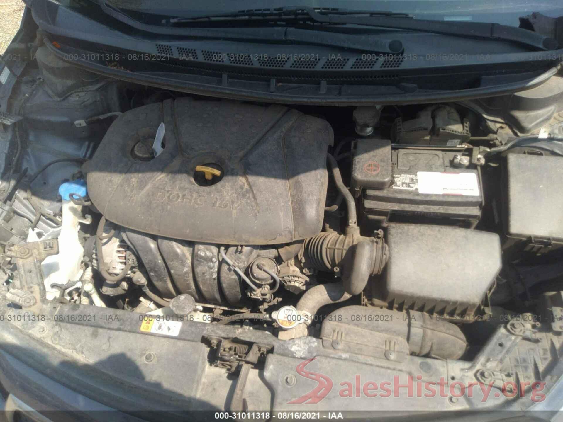 KNAFK4A63G5612315 2016 KIA FORTE