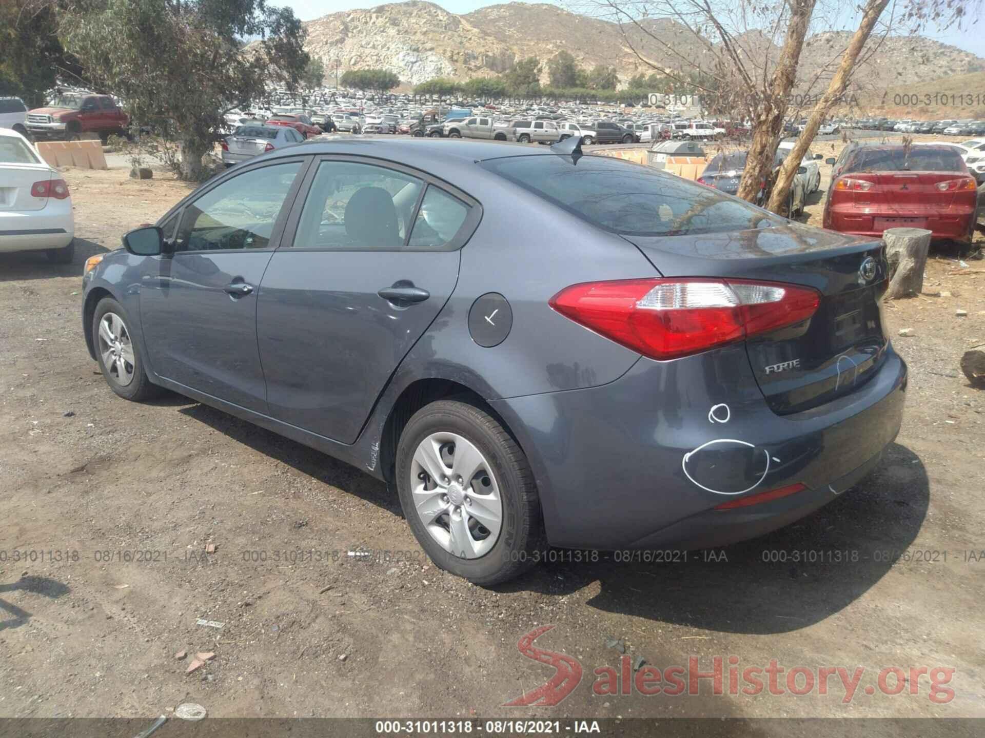 KNAFK4A63G5612315 2016 KIA FORTE