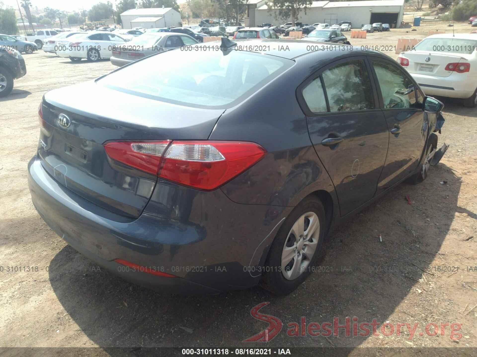 KNAFK4A63G5612315 2016 KIA FORTE