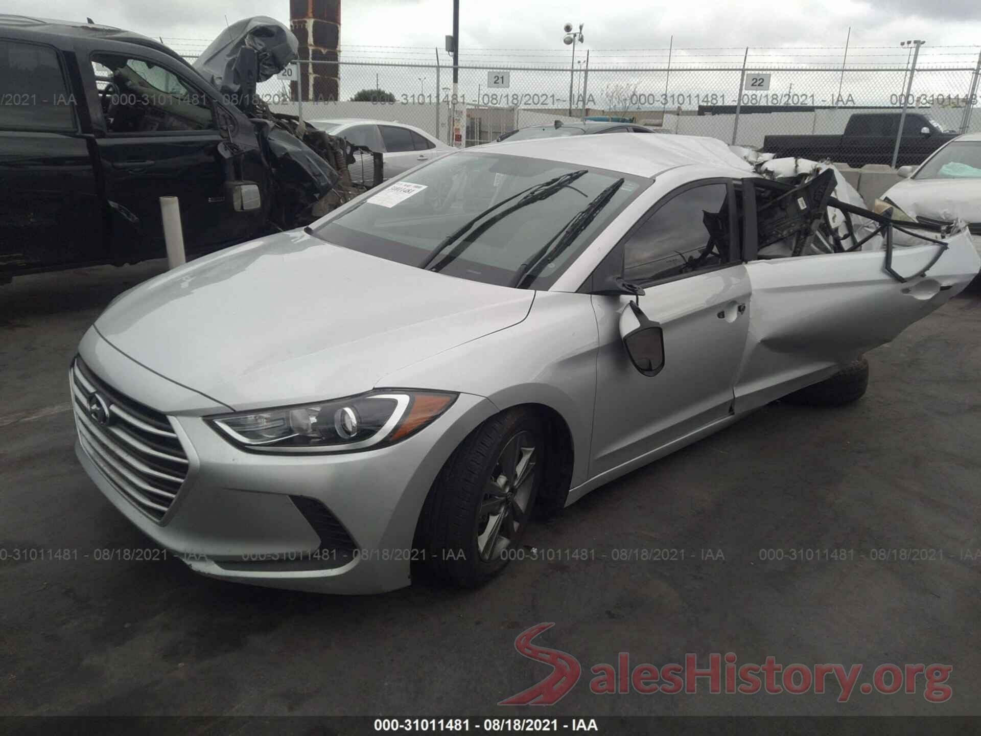 5NPD84LF1HH076858 2017 HYUNDAI ELANTRA