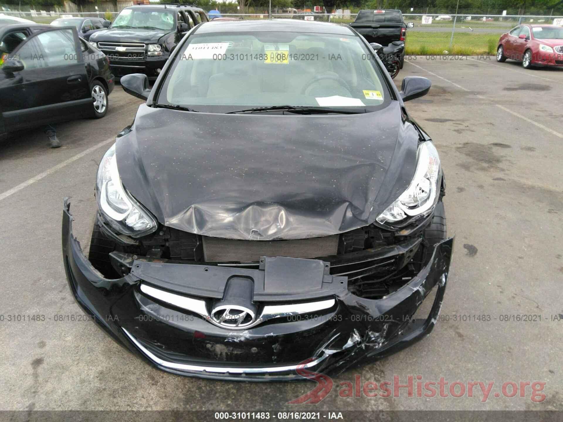 KMHDH4AE8GU543994 2016 HYUNDAI ELANTRA